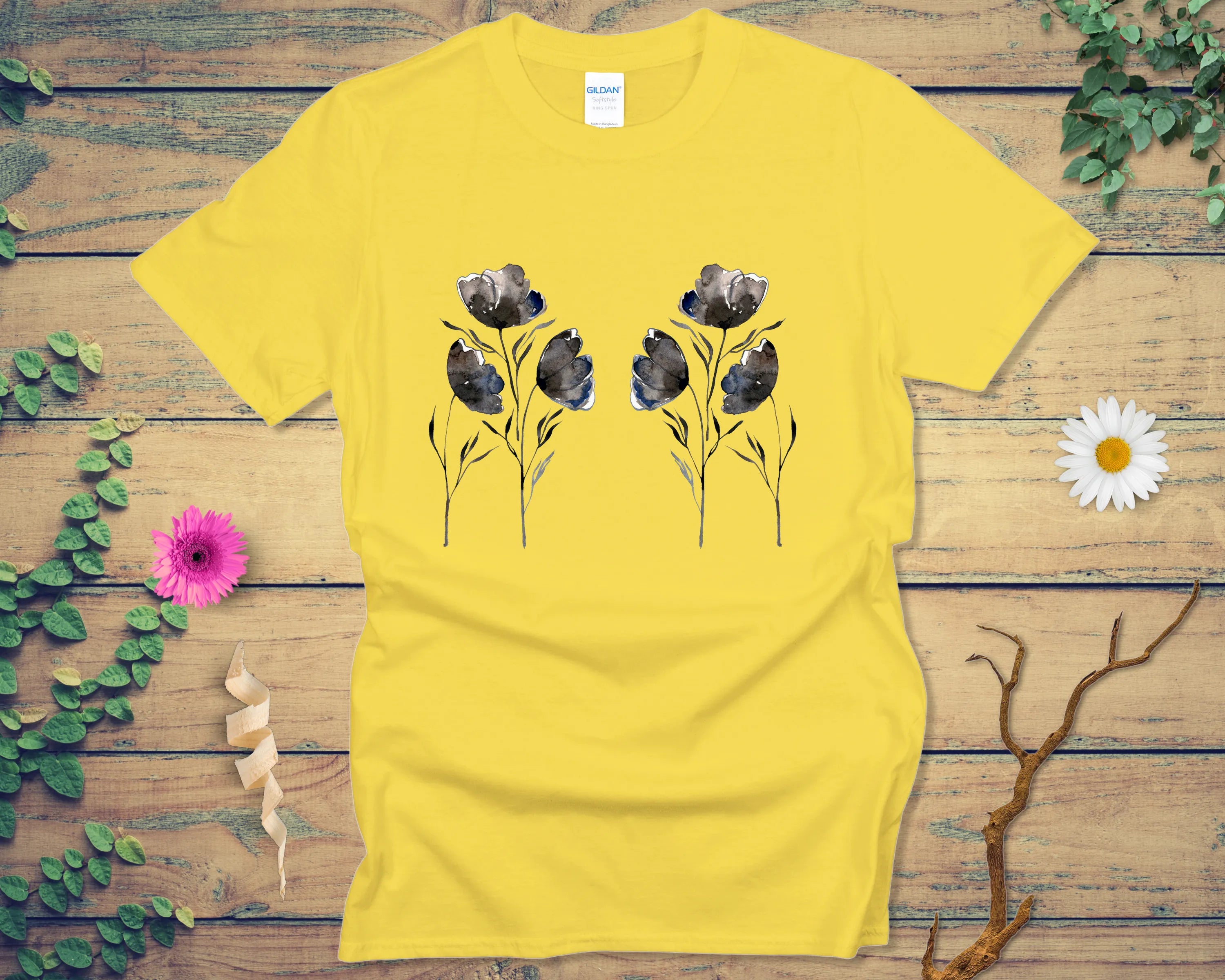 Phantom Floral Echoes Tee