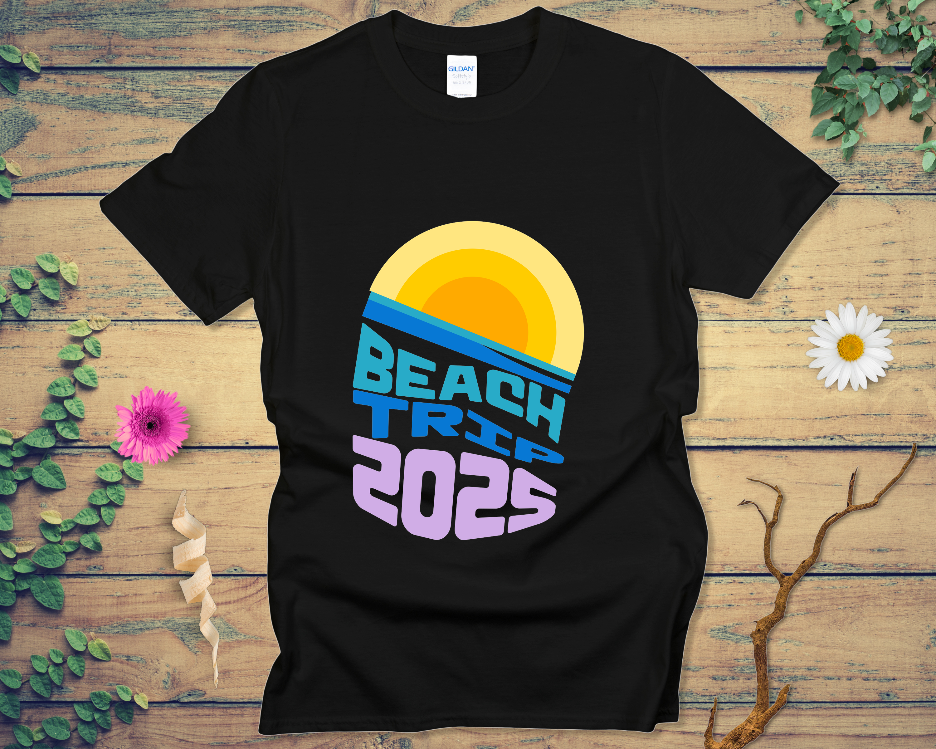 Sun-Kissed Beach Trip 2025 Tee - LOST HUES