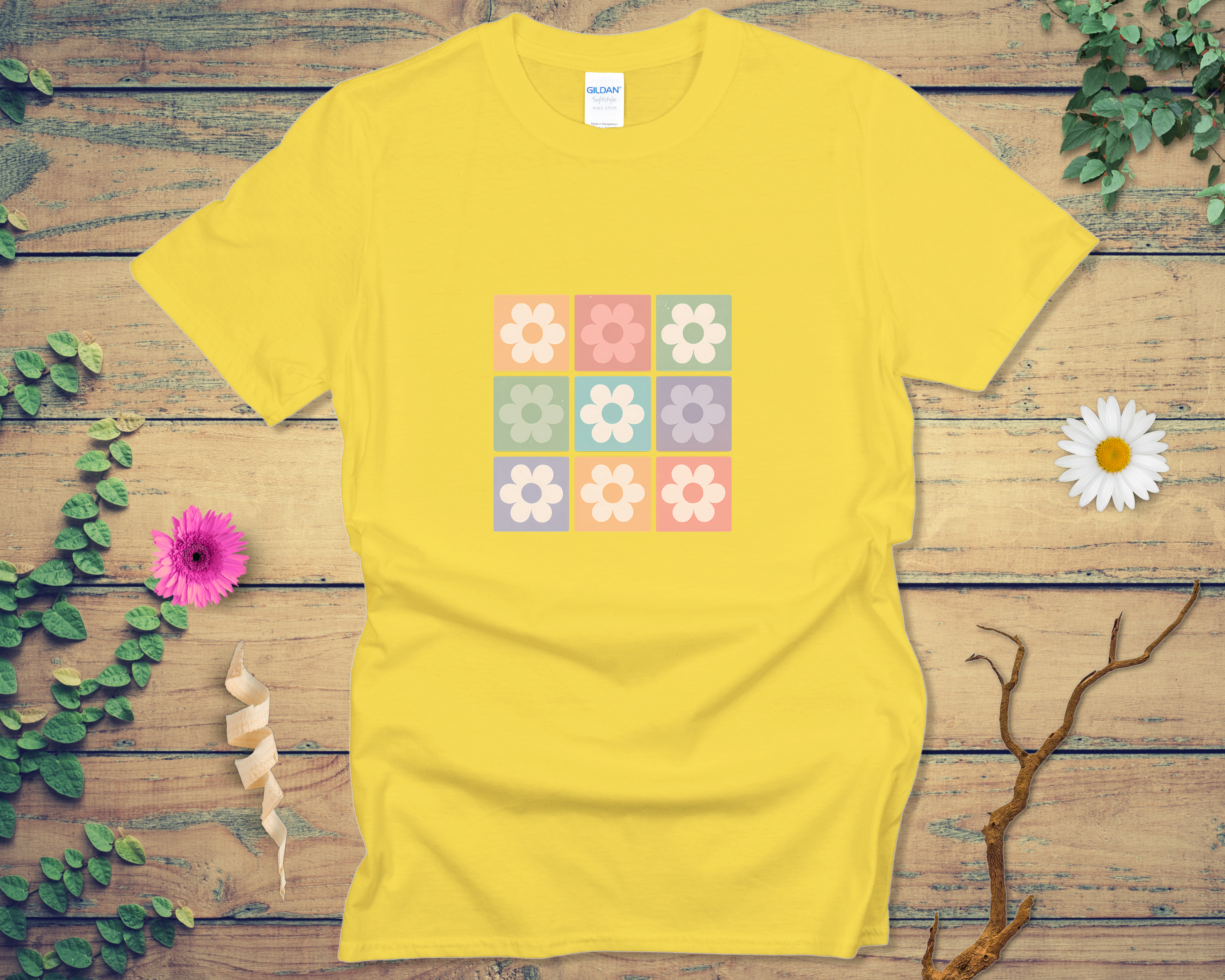 Flower Patchwork Array System Tee