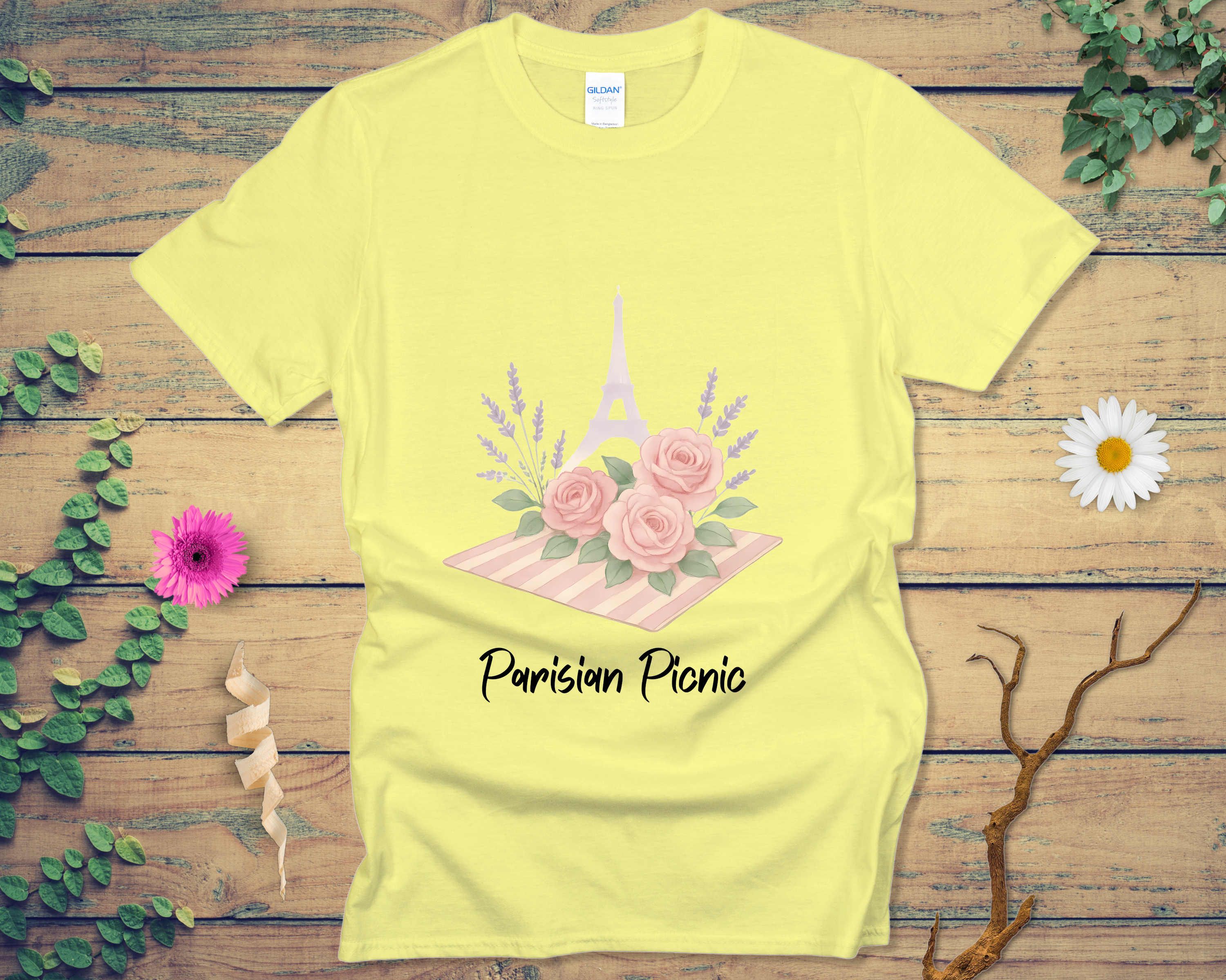 Parisian Blooms Tee - LOST HUES