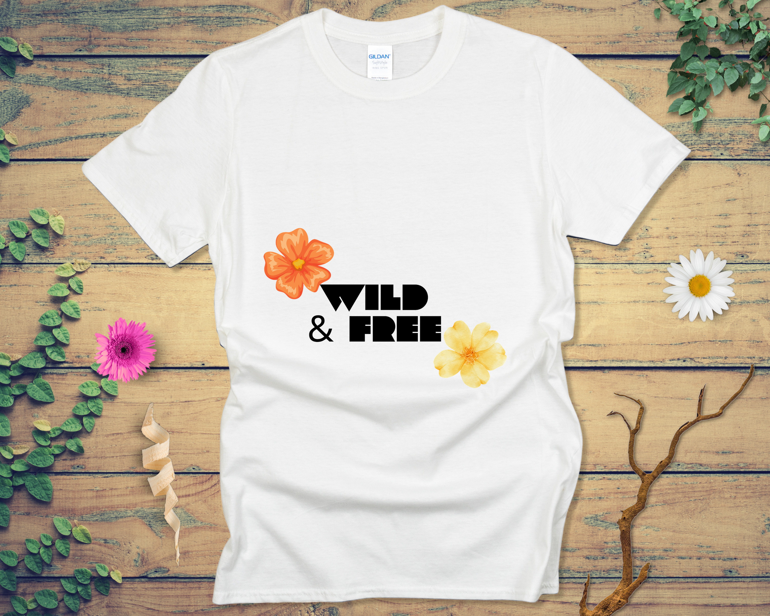 Flower Duo Tee - LOST HUES