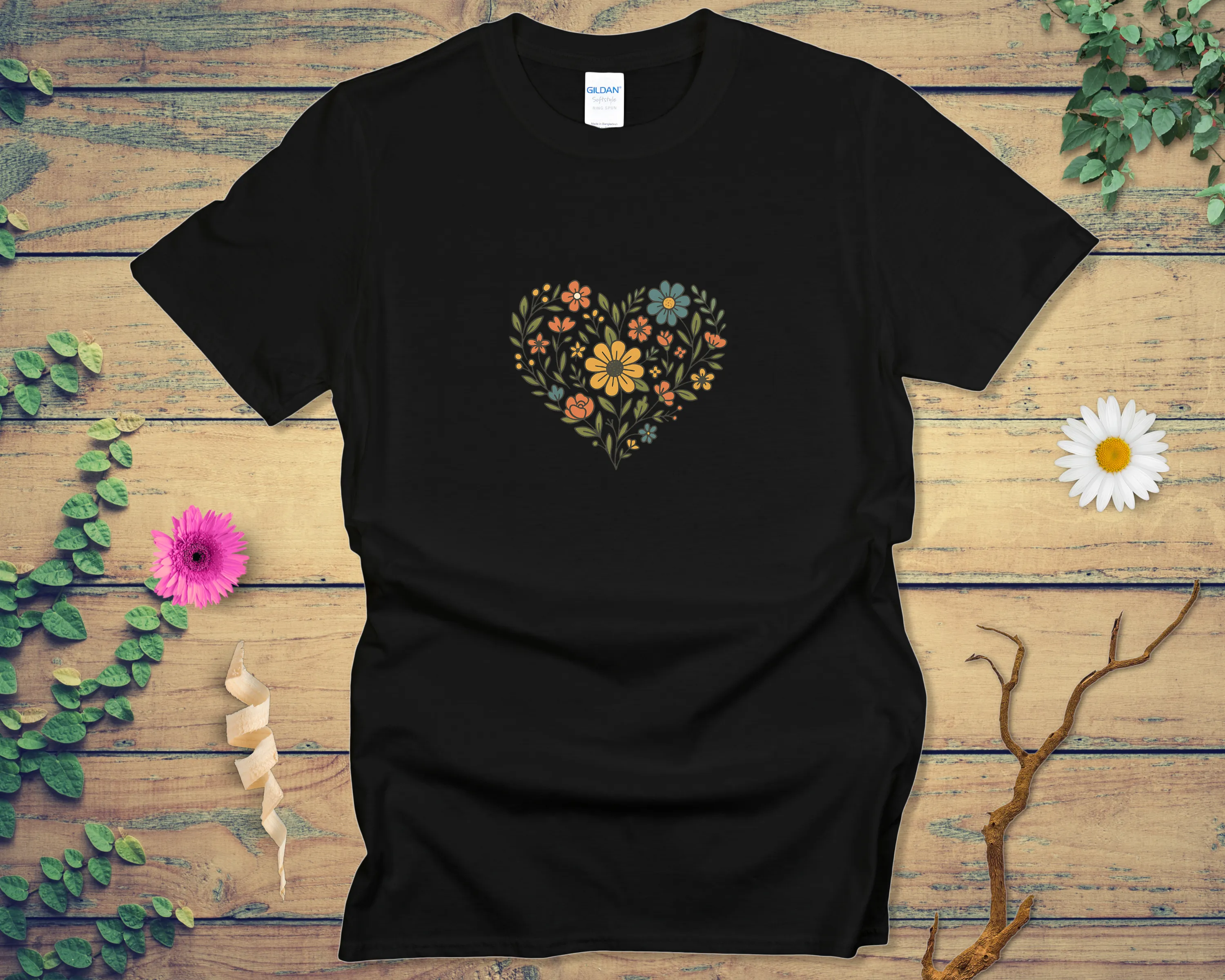 Wildflower Heart Mosaic Tee