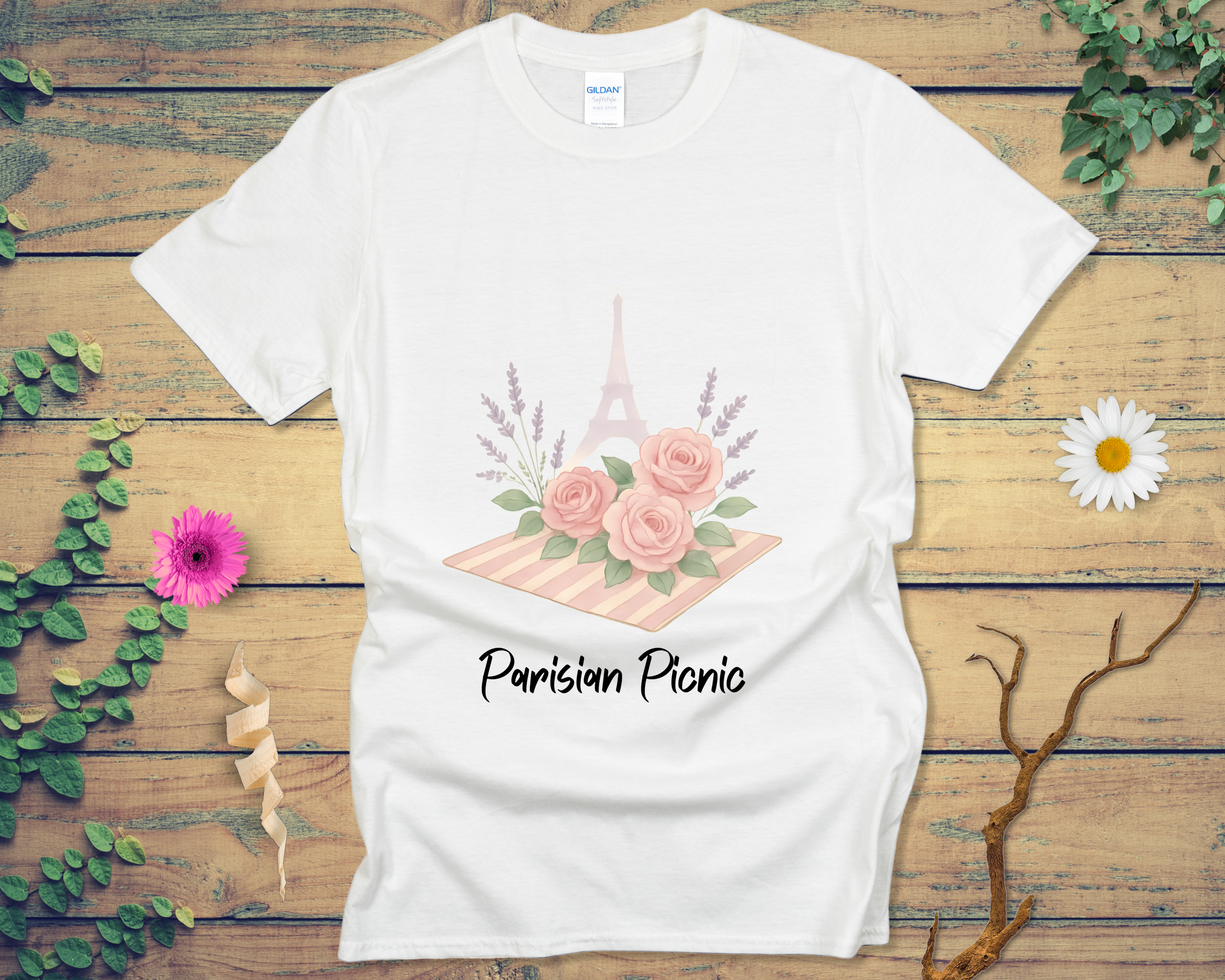 Parisian Blooms Tee - LOST HUES