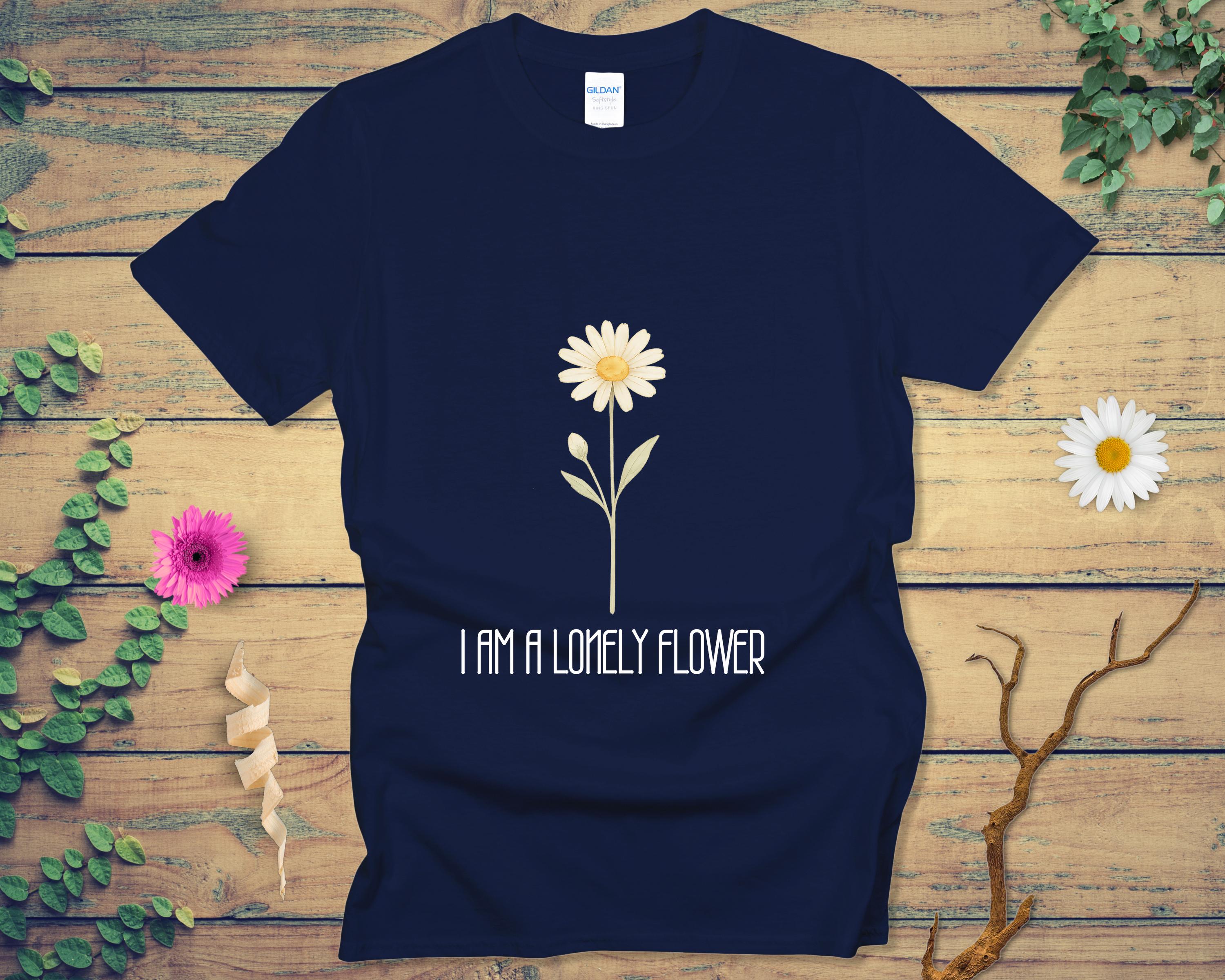 Lonely Flower Tee - LOST HUES