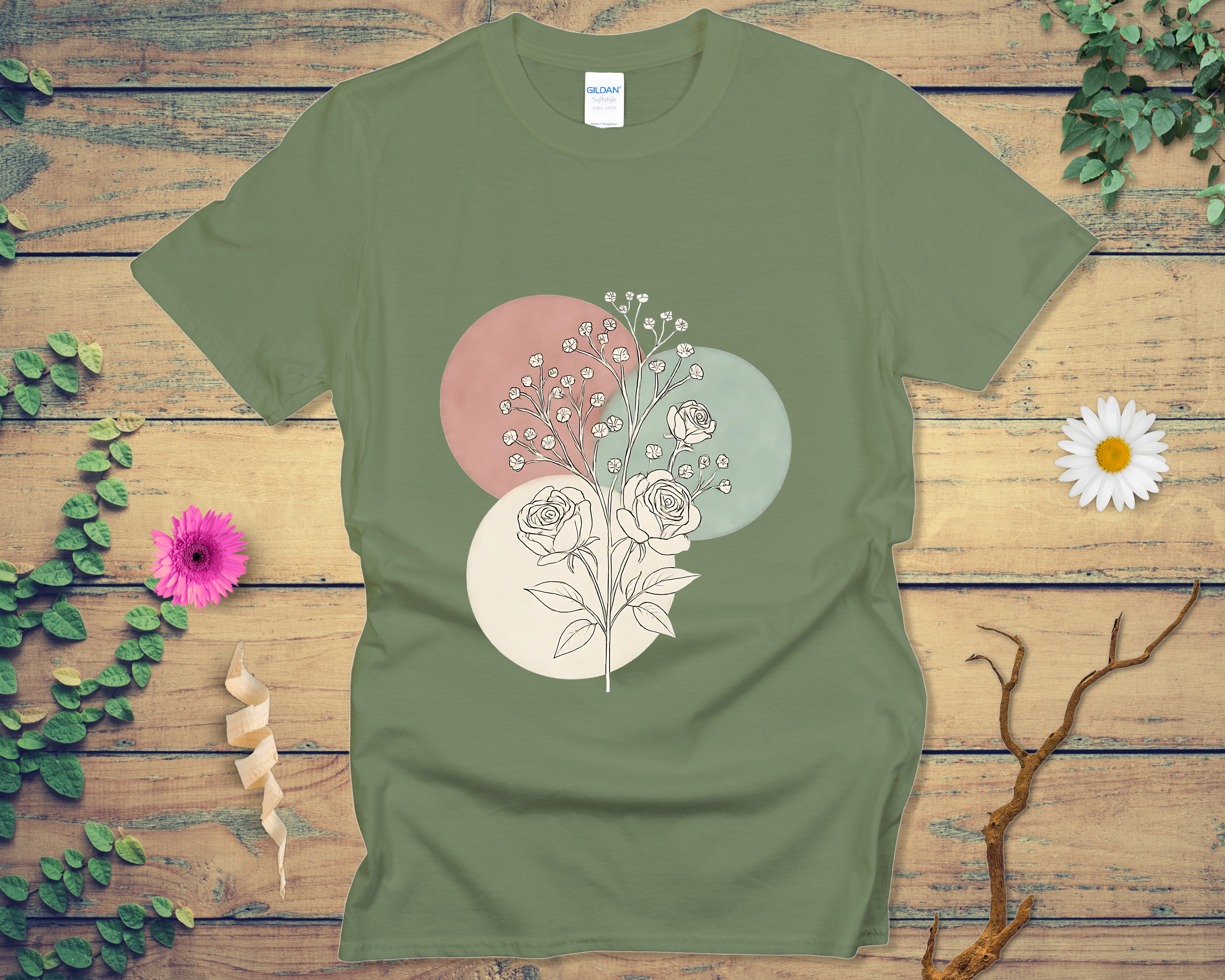 Botanical Geometry Tee - LOST HUES