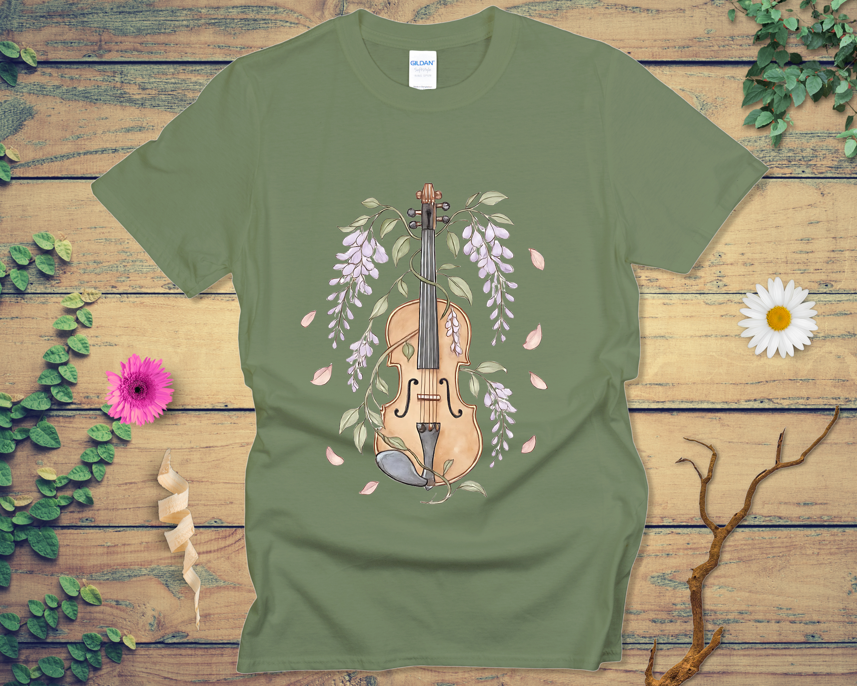 Floral Melody Tee - LOST HUES