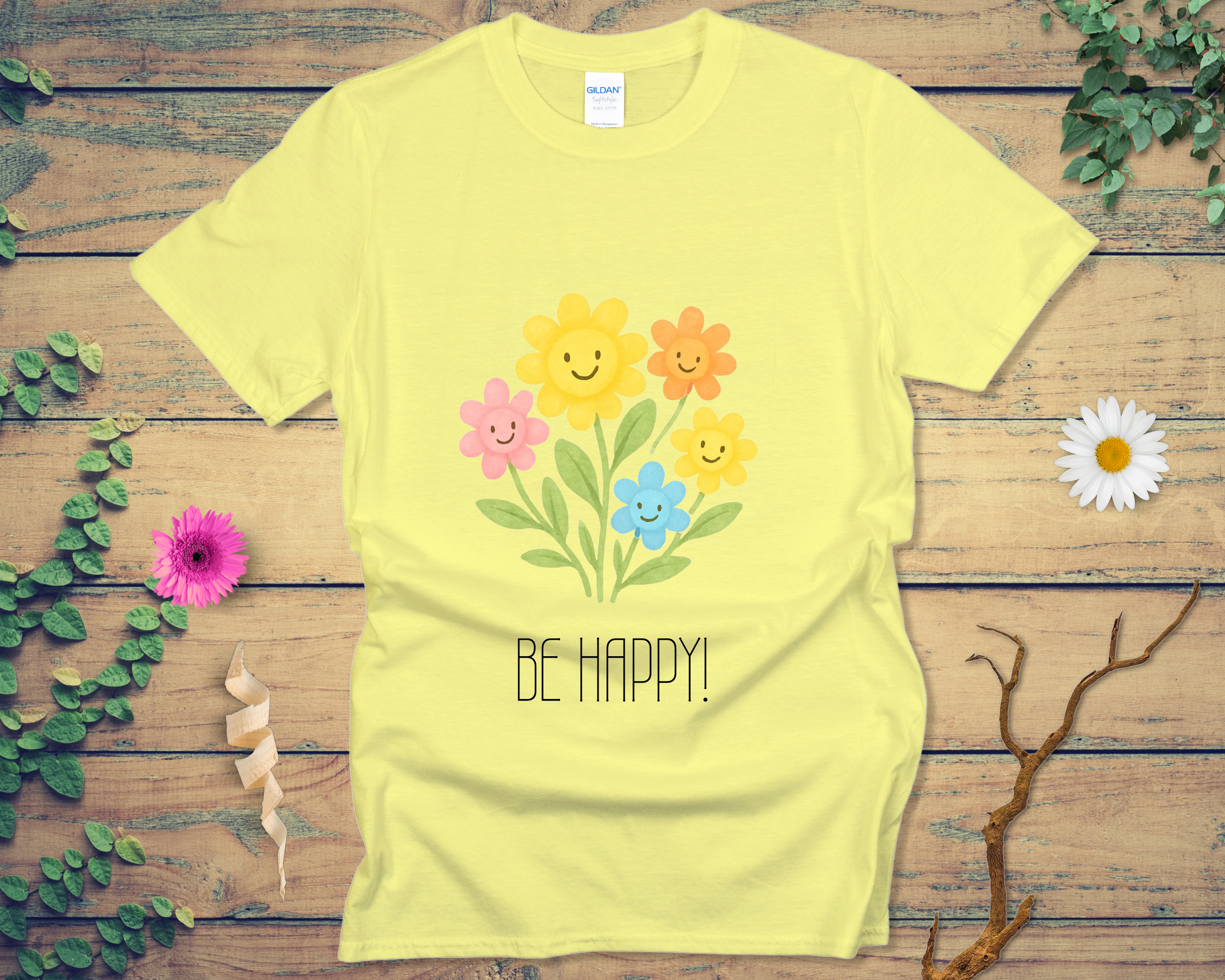 Happy Blooms Tee - LOST HUES