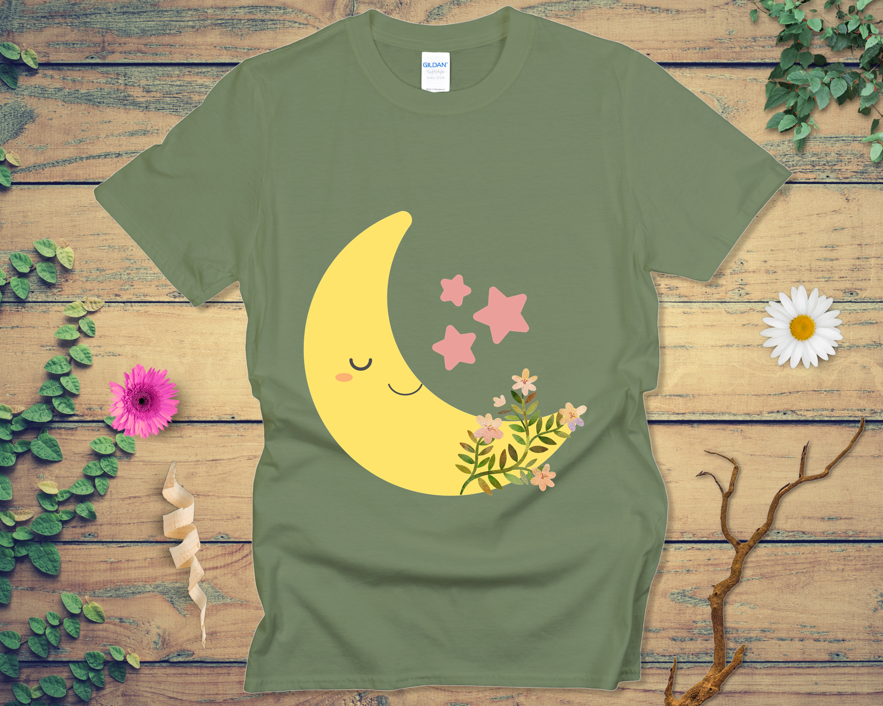 Dreamy Moon Garden Tee - LOST HUES