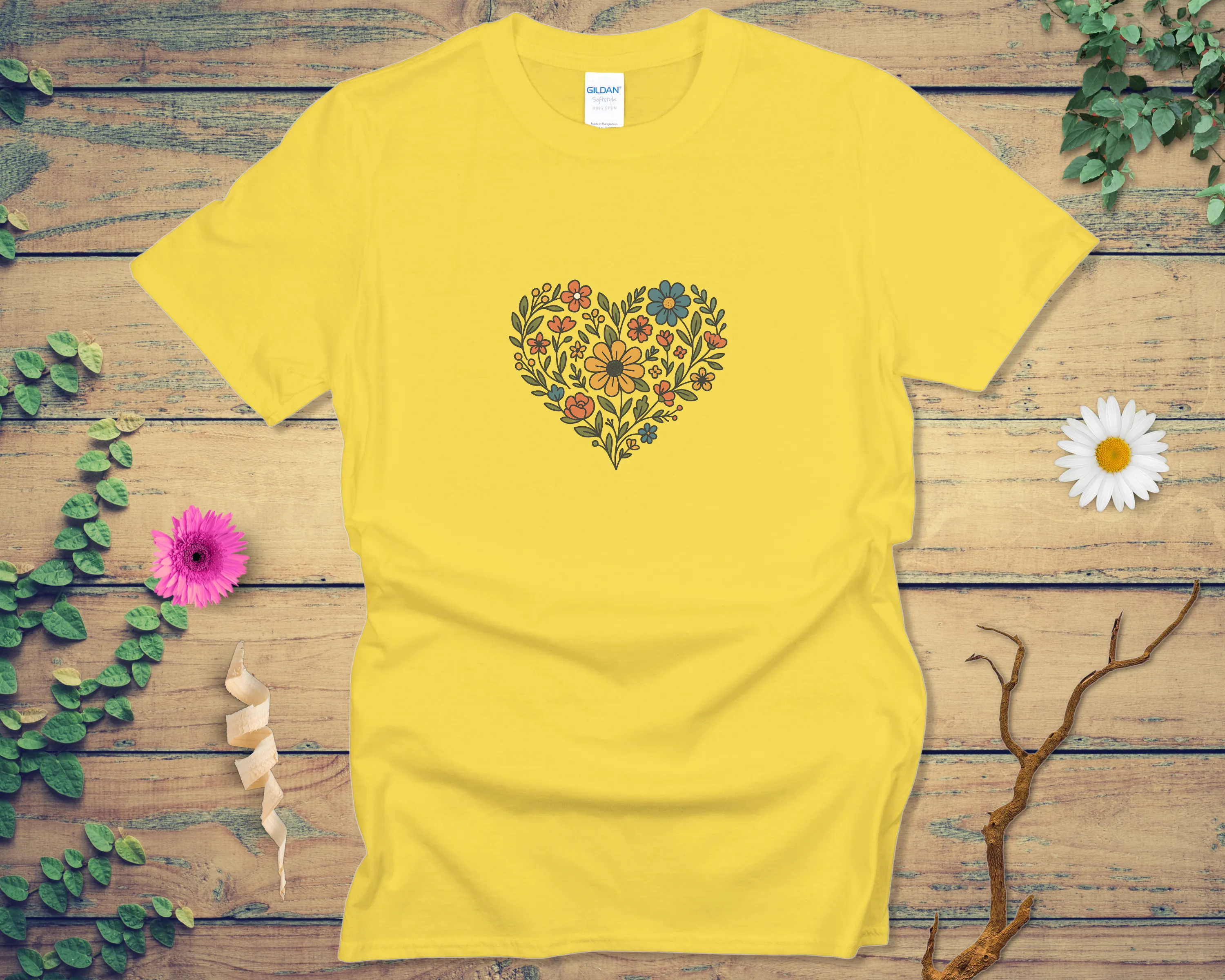 Wildflower Heart Mosaic Tee