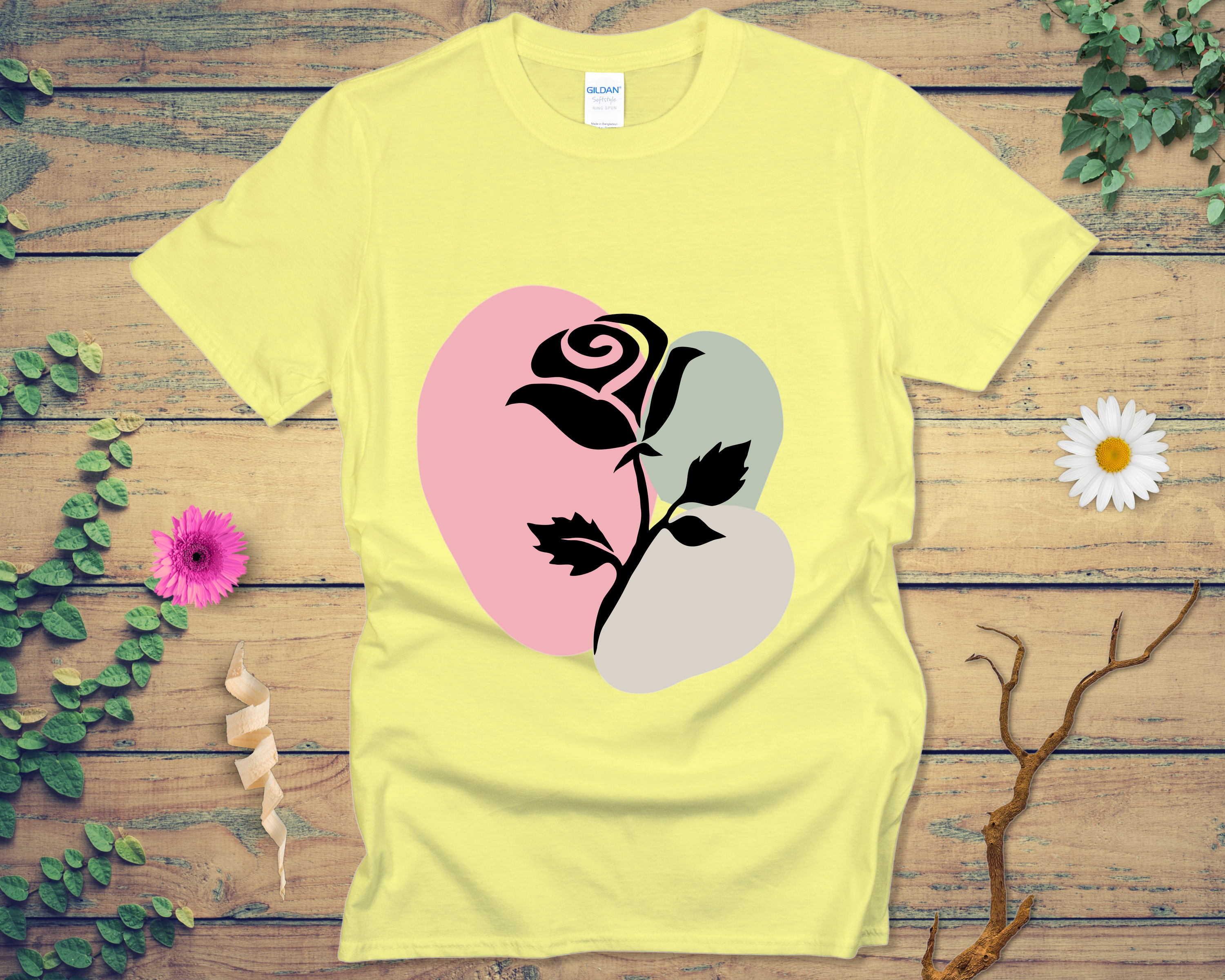 Rose Forms Tee - LOST HUES