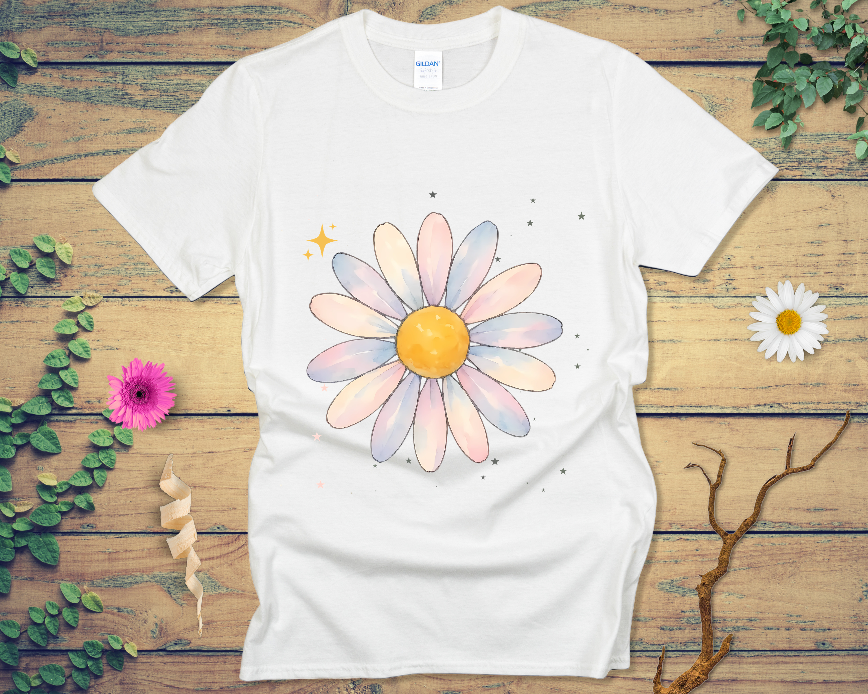 Stardust Daisy Tee - LOST HUES