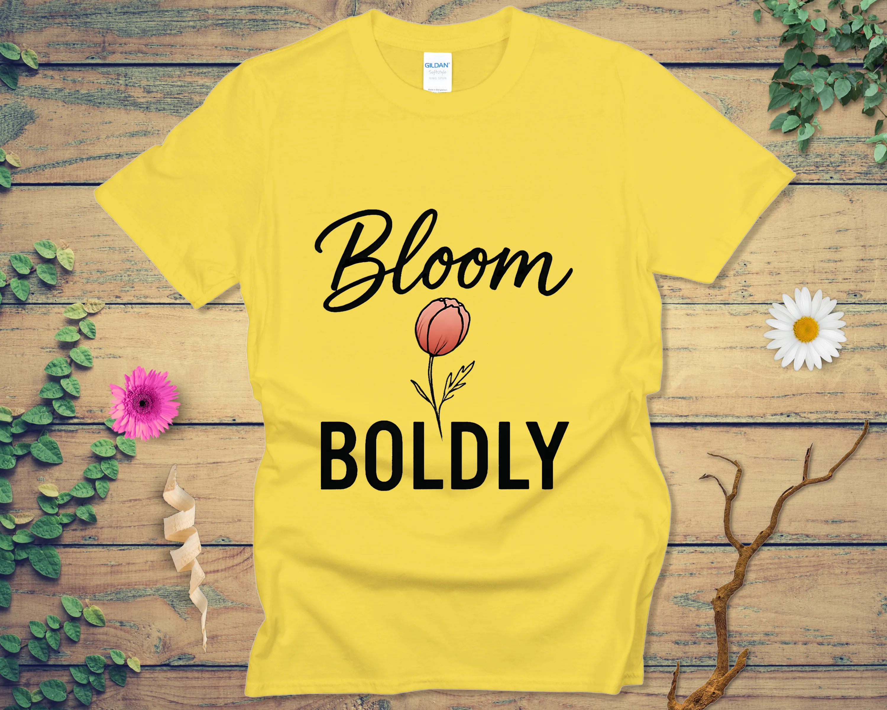 Bloom Boldly Tee - LOST HUES