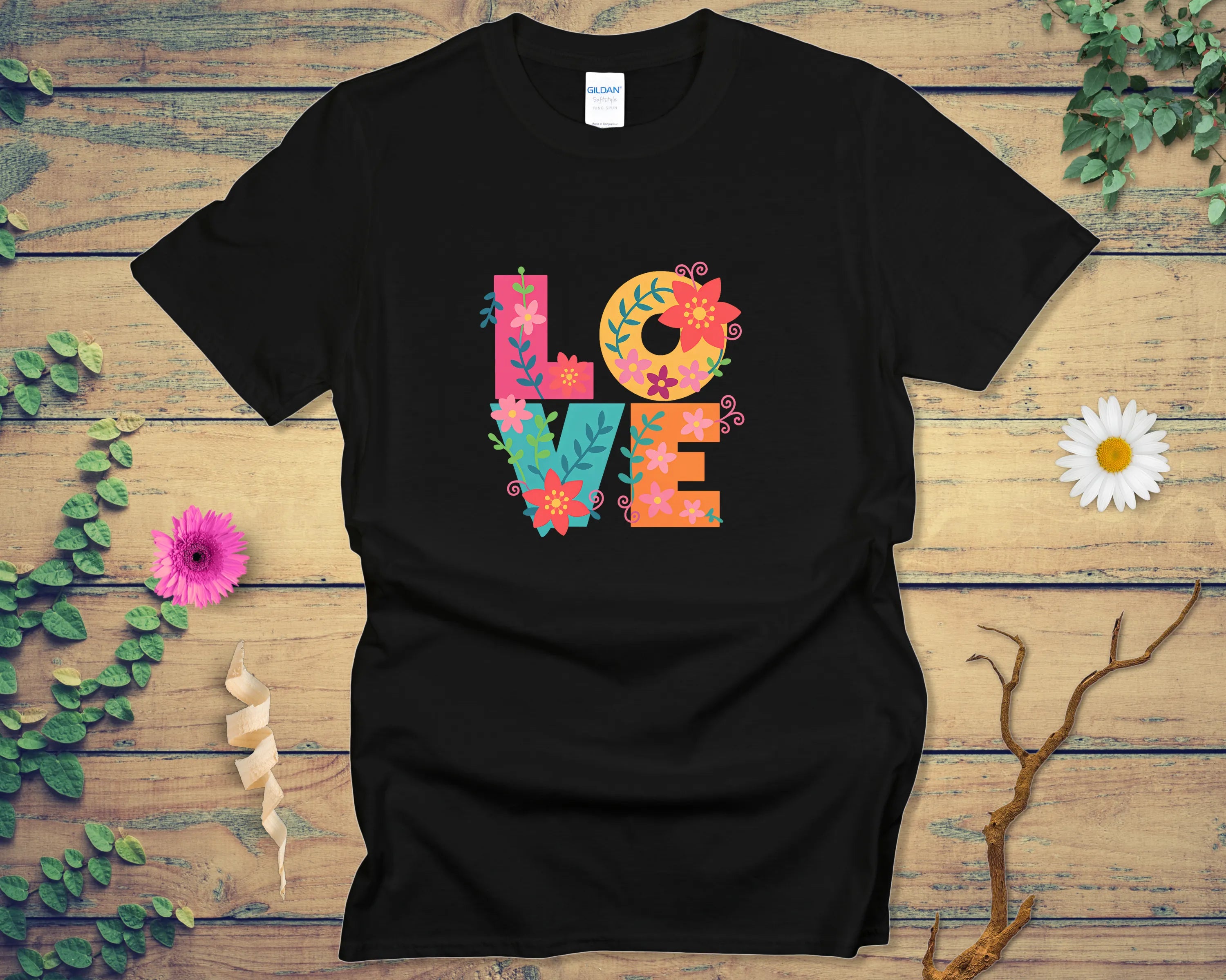 Kaleidoscope Petal LOVE Tee