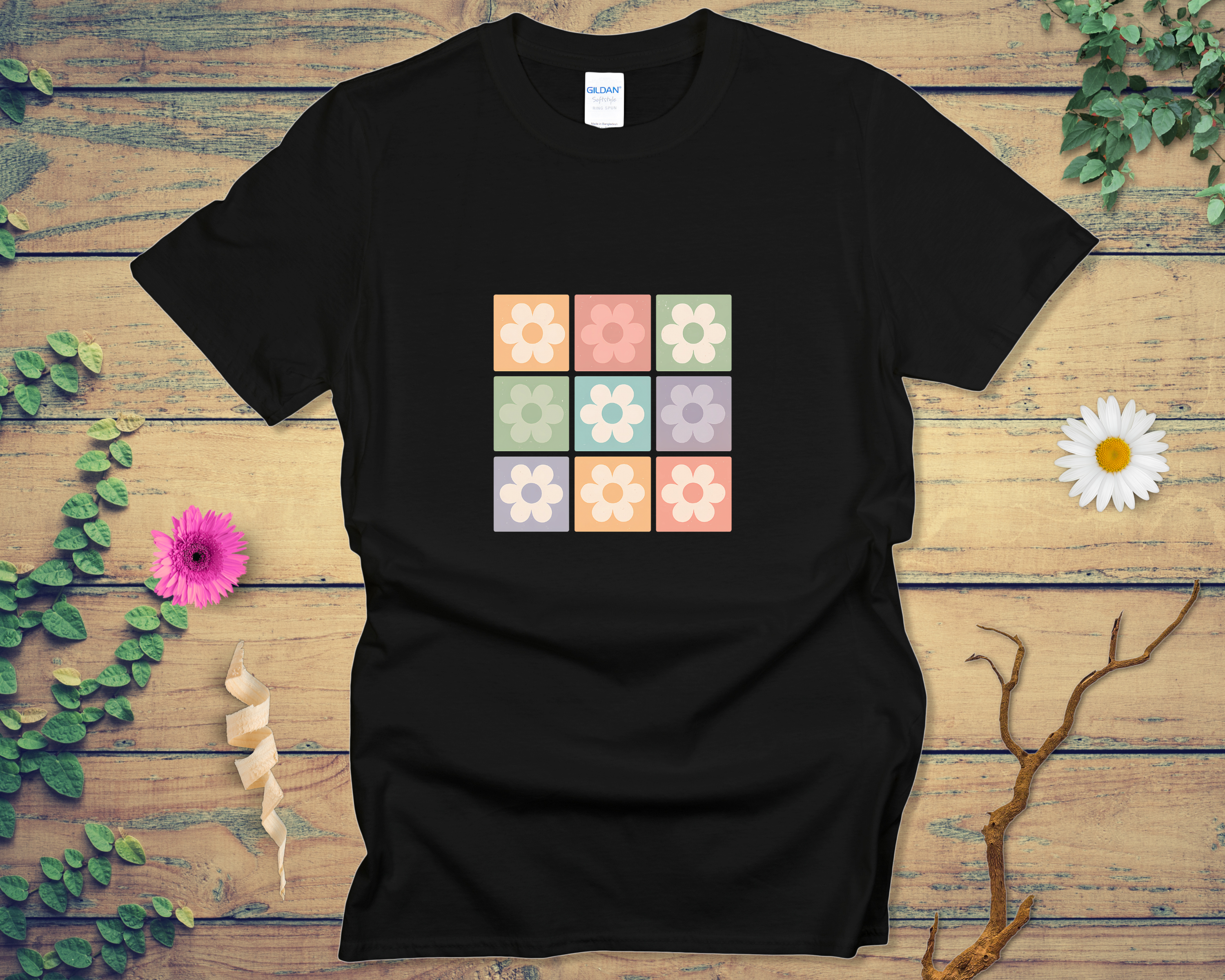 Flower Patchwork Array System Tee
