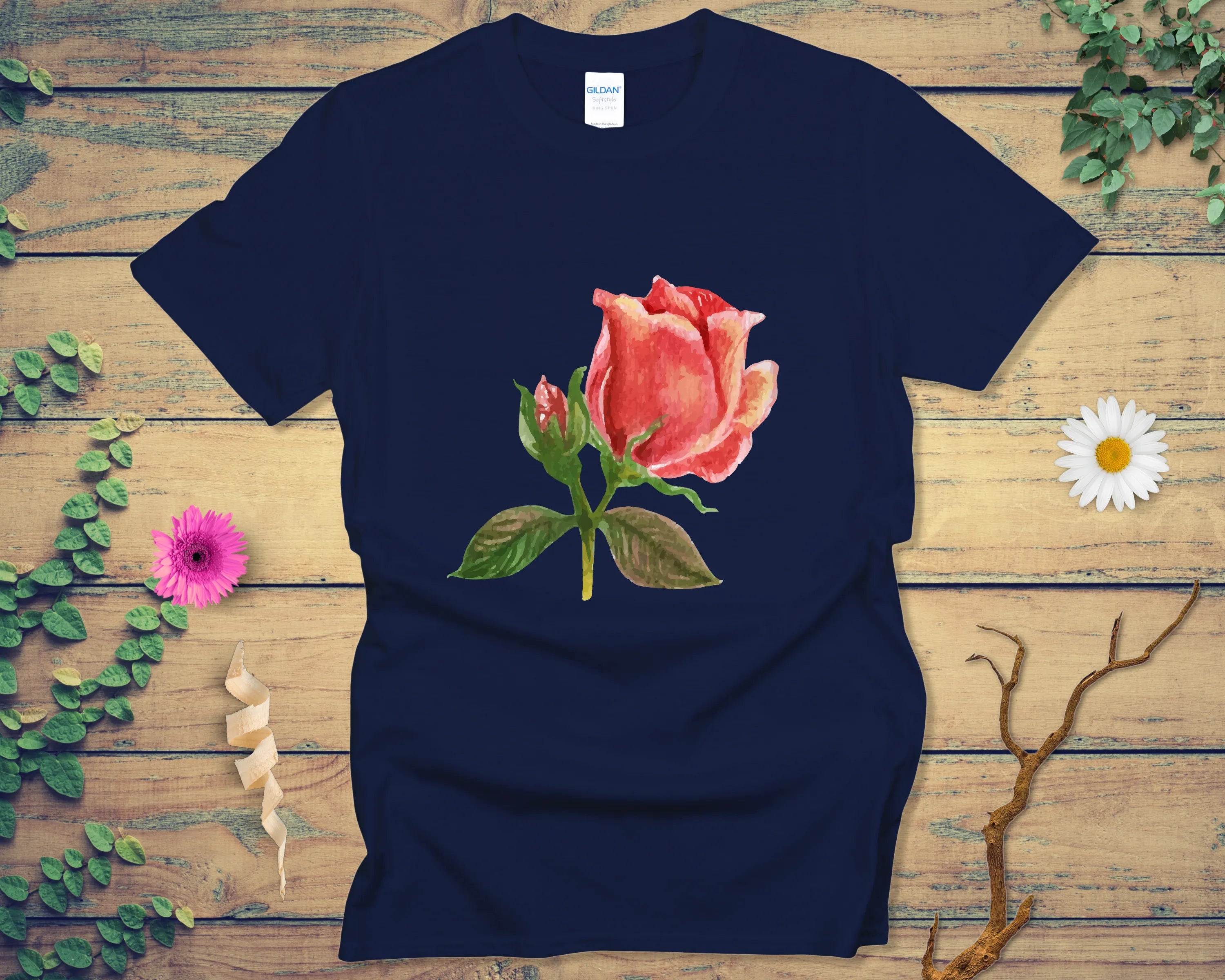 Crimson Solitude Whisper Tee