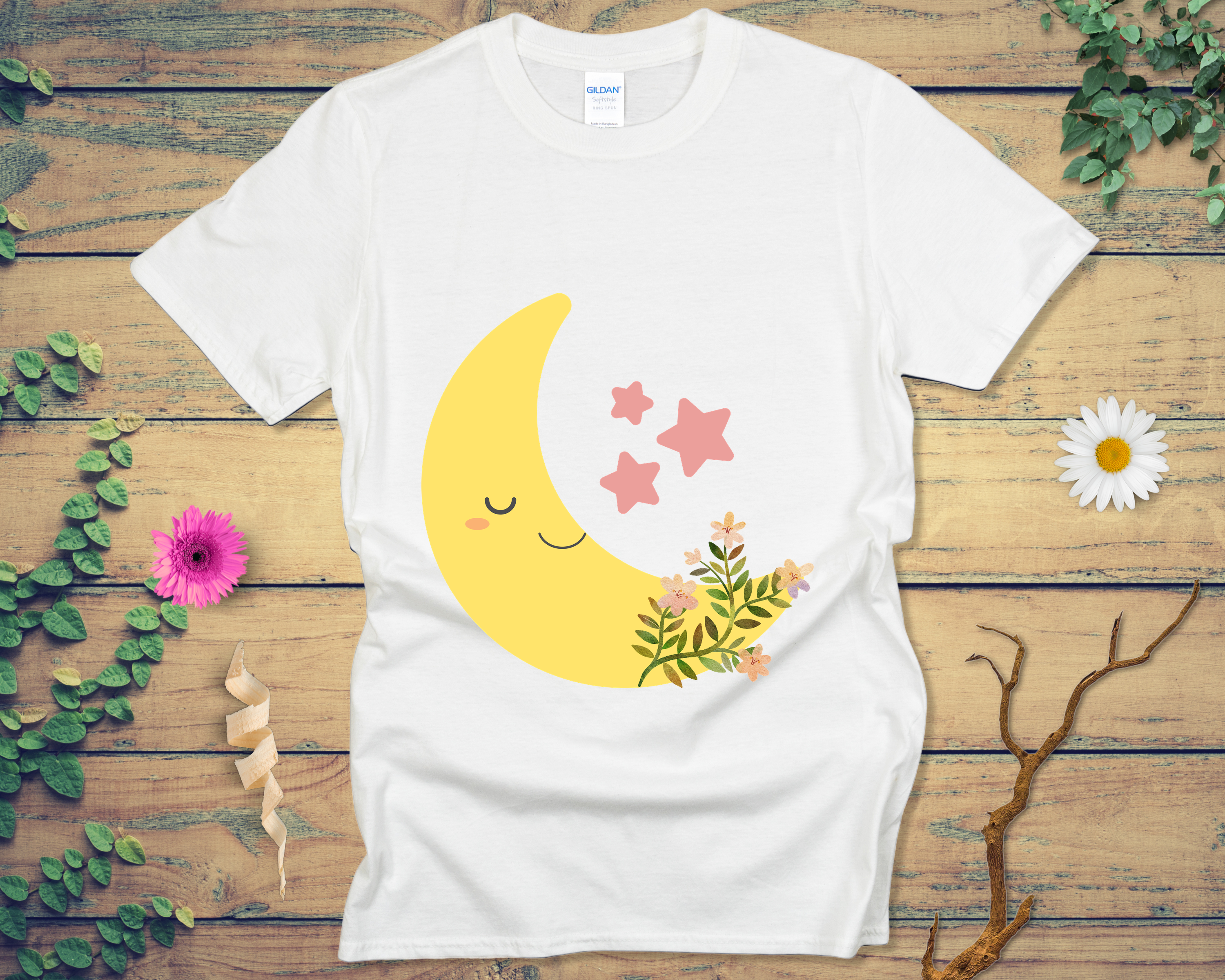 Dreamy Moon Garden Tee - LOST HUES