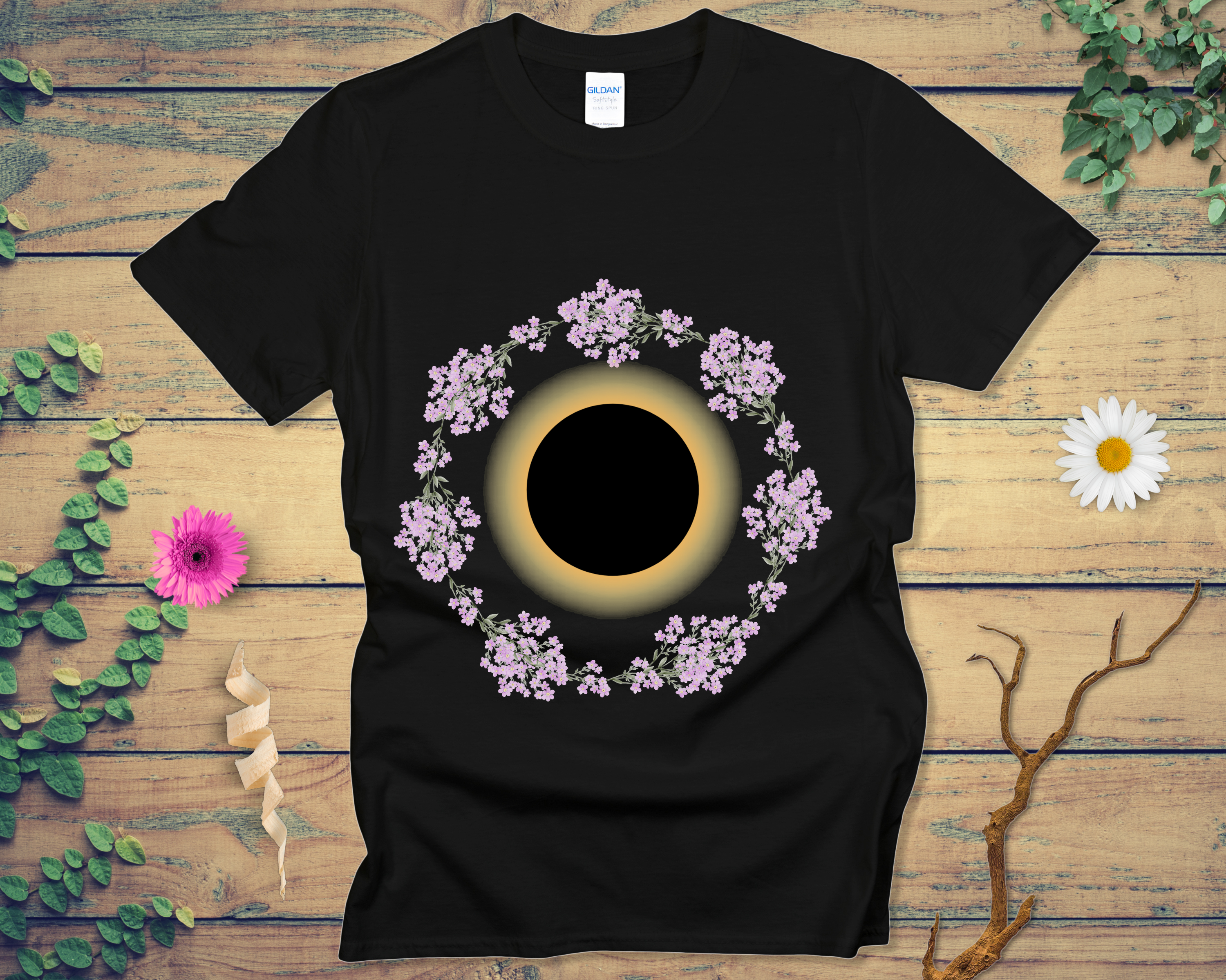 Floral Halo Tee - LOST HUES