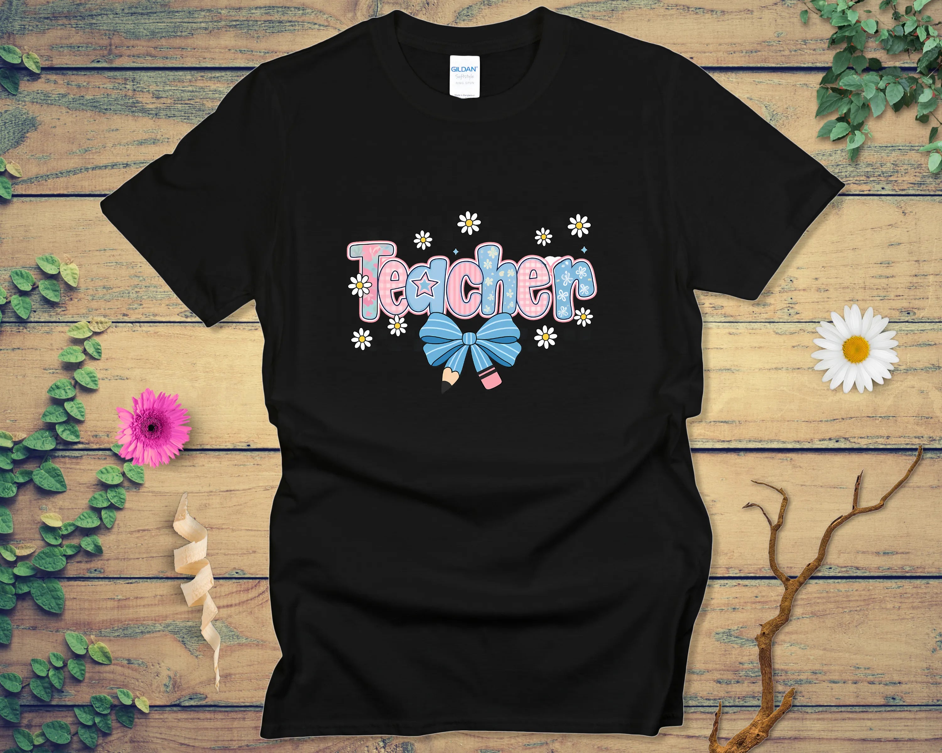 Curious Bloom Teacher Shine Tee