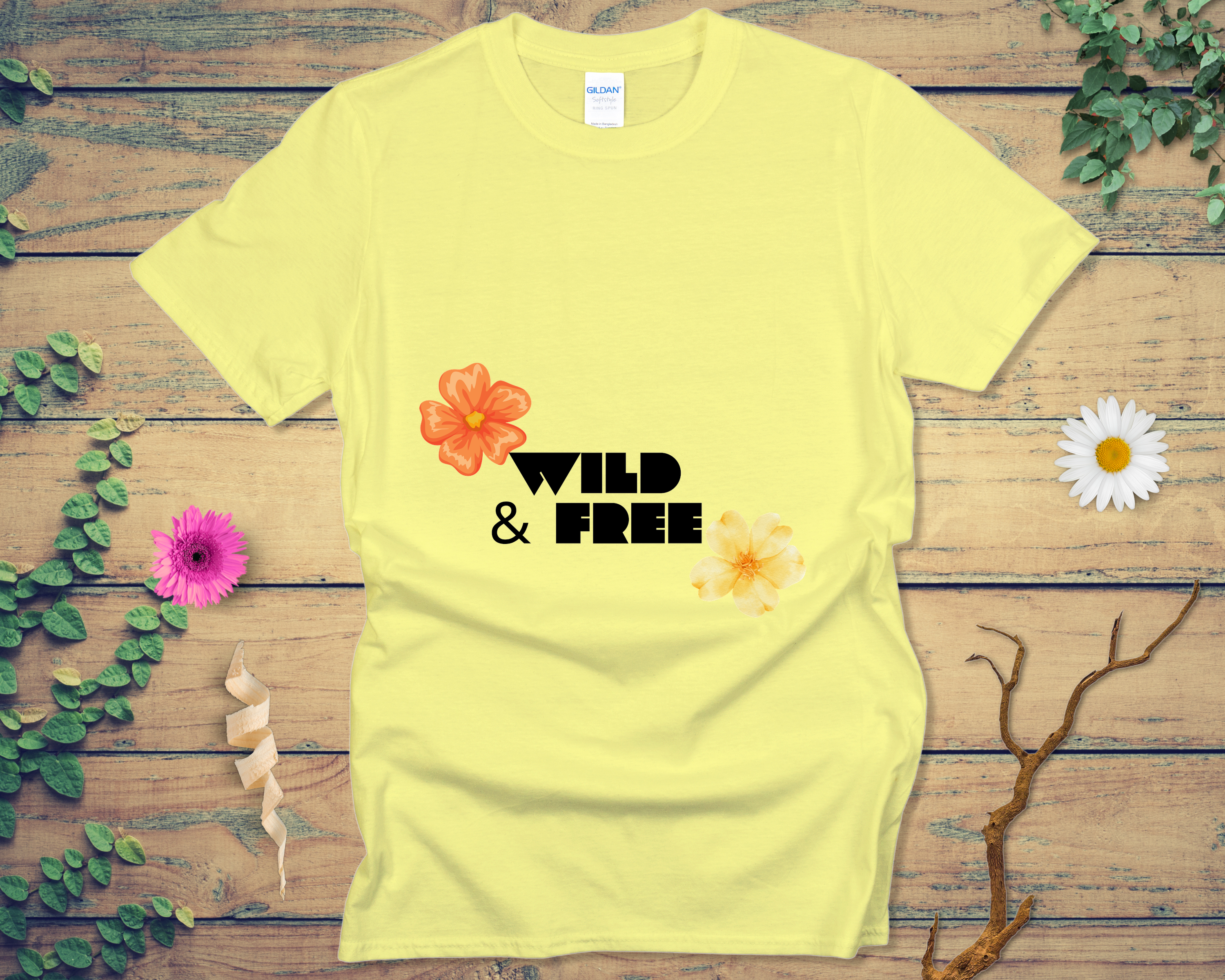 Flower Duo Tee - LOST HUES