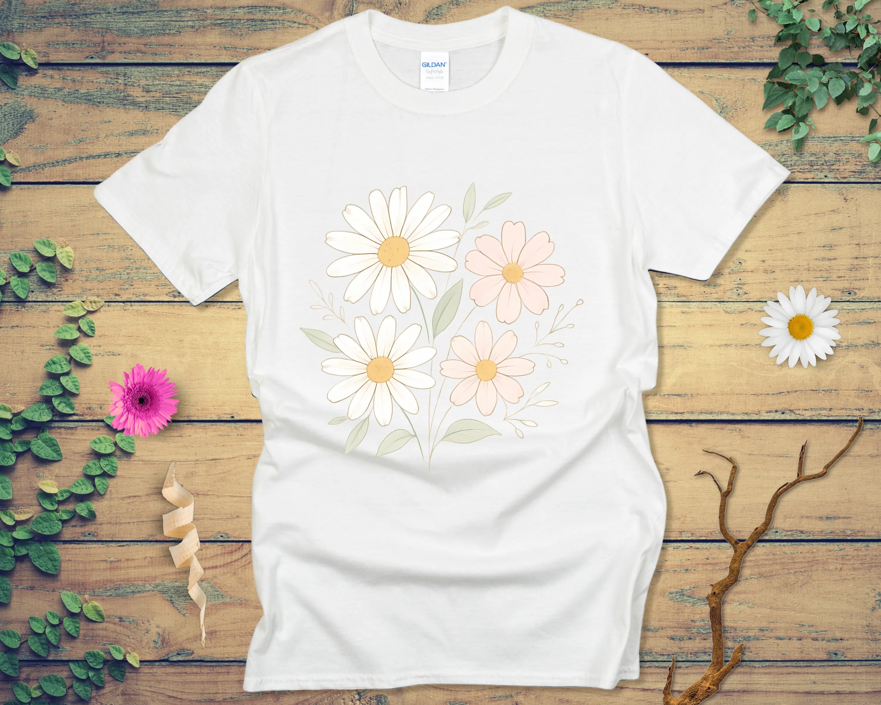 Sweet Daisy Bouquet Tee - LOST HUES