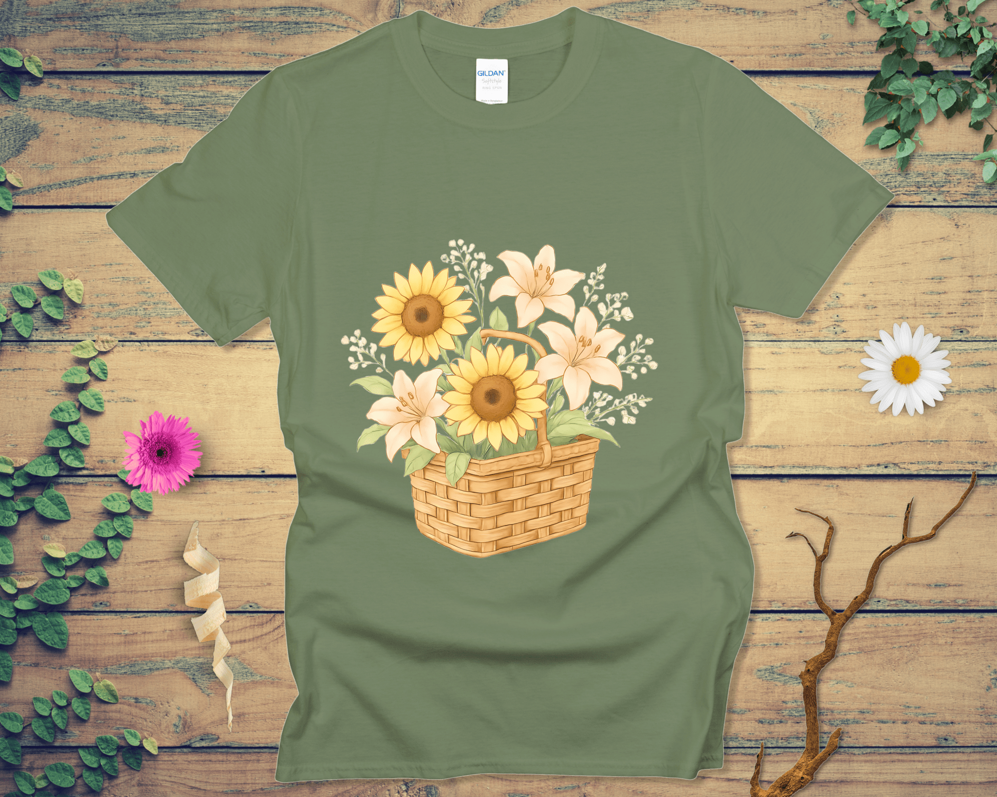 Basket of Sunshine Tee - LOST HUES