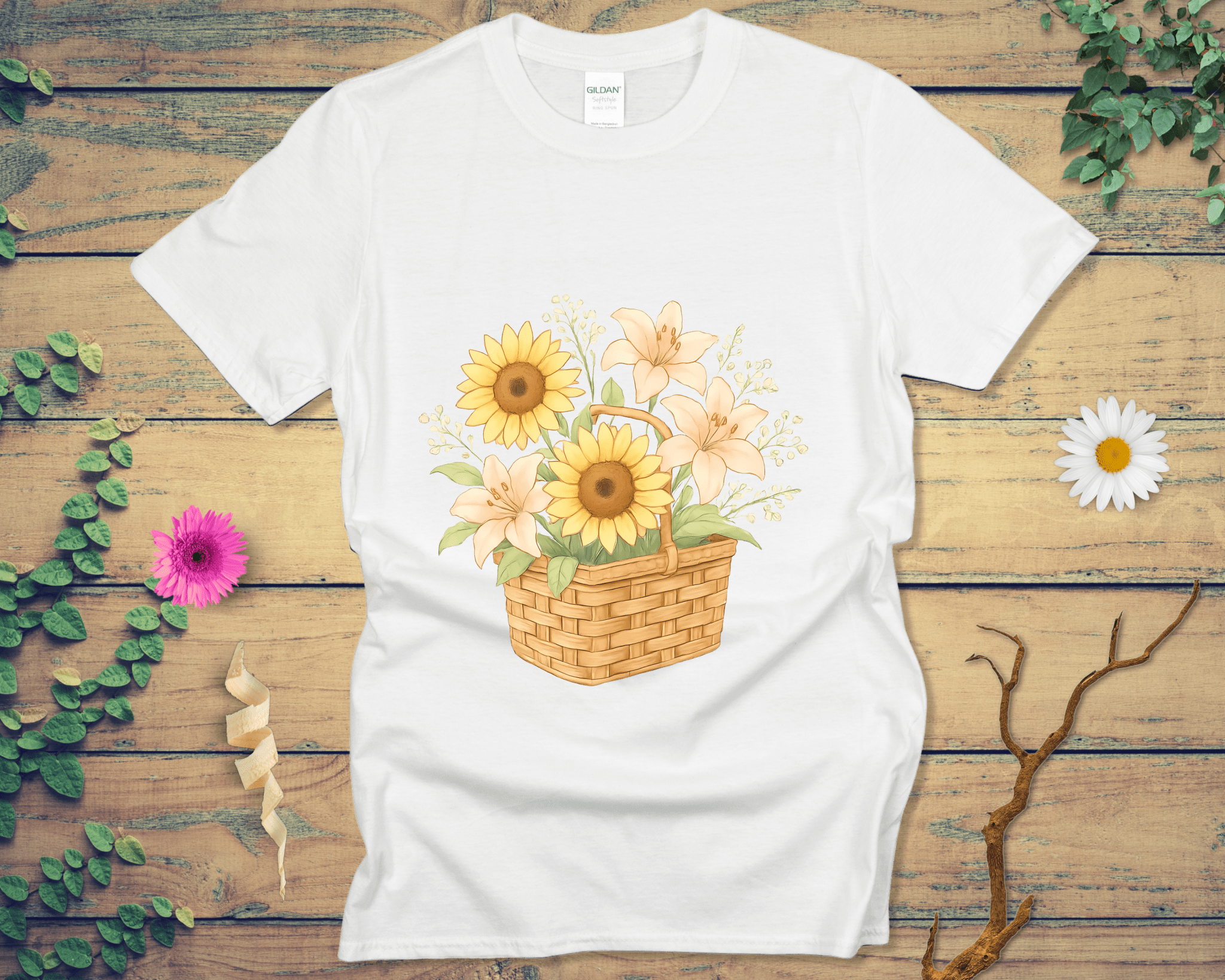 Basket of Sunshine Tee - LOST HUES