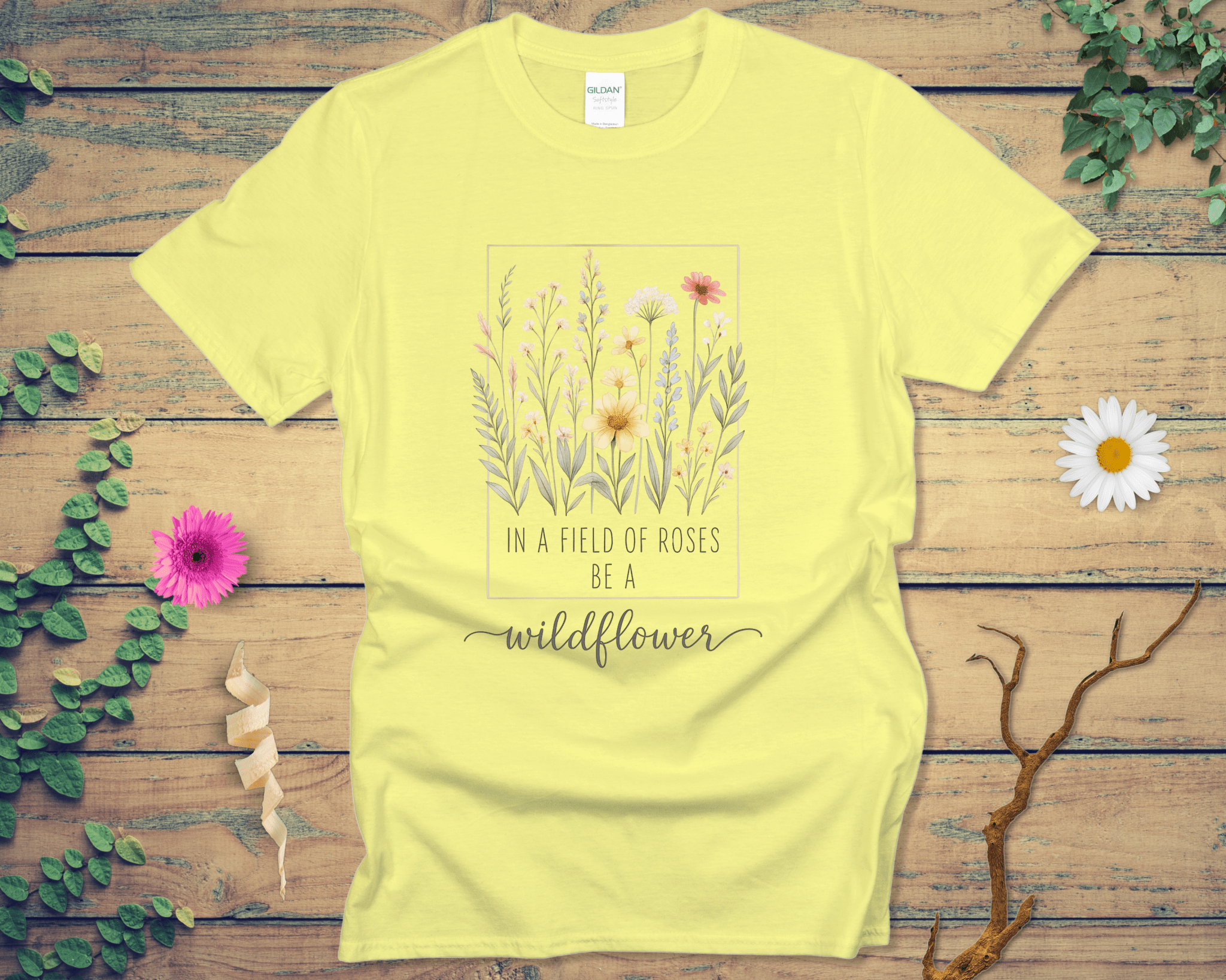 Be A Wildflower Tee - LOST HUES