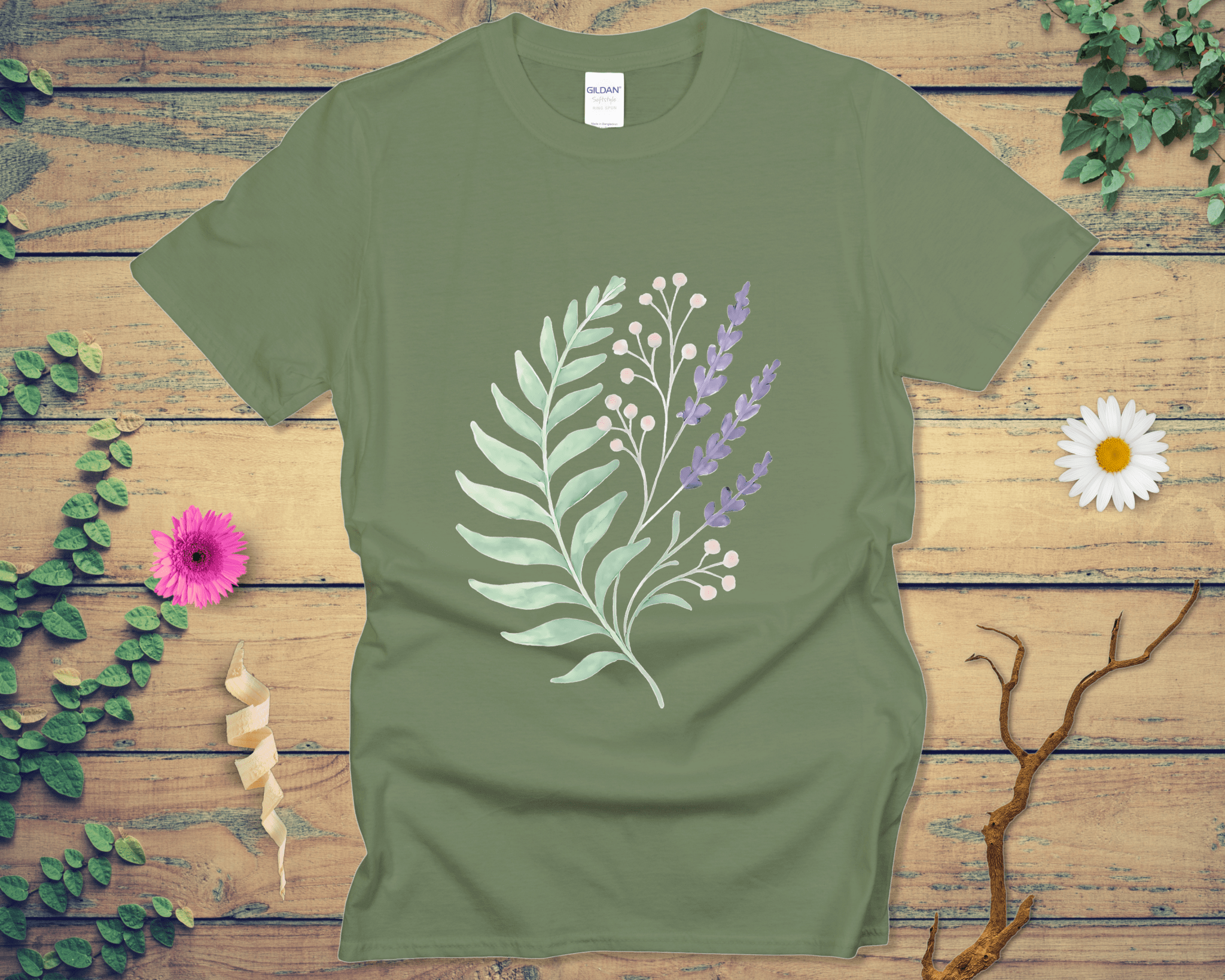 Botanical Grace Tee - LOST HUES