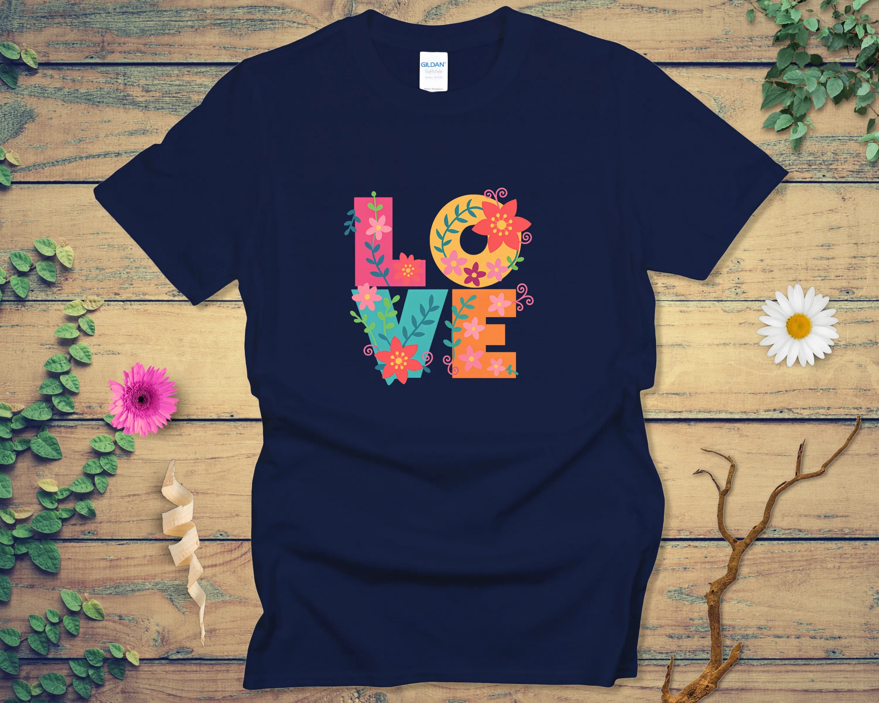 Kaleidoscope Petal LOVE Tee