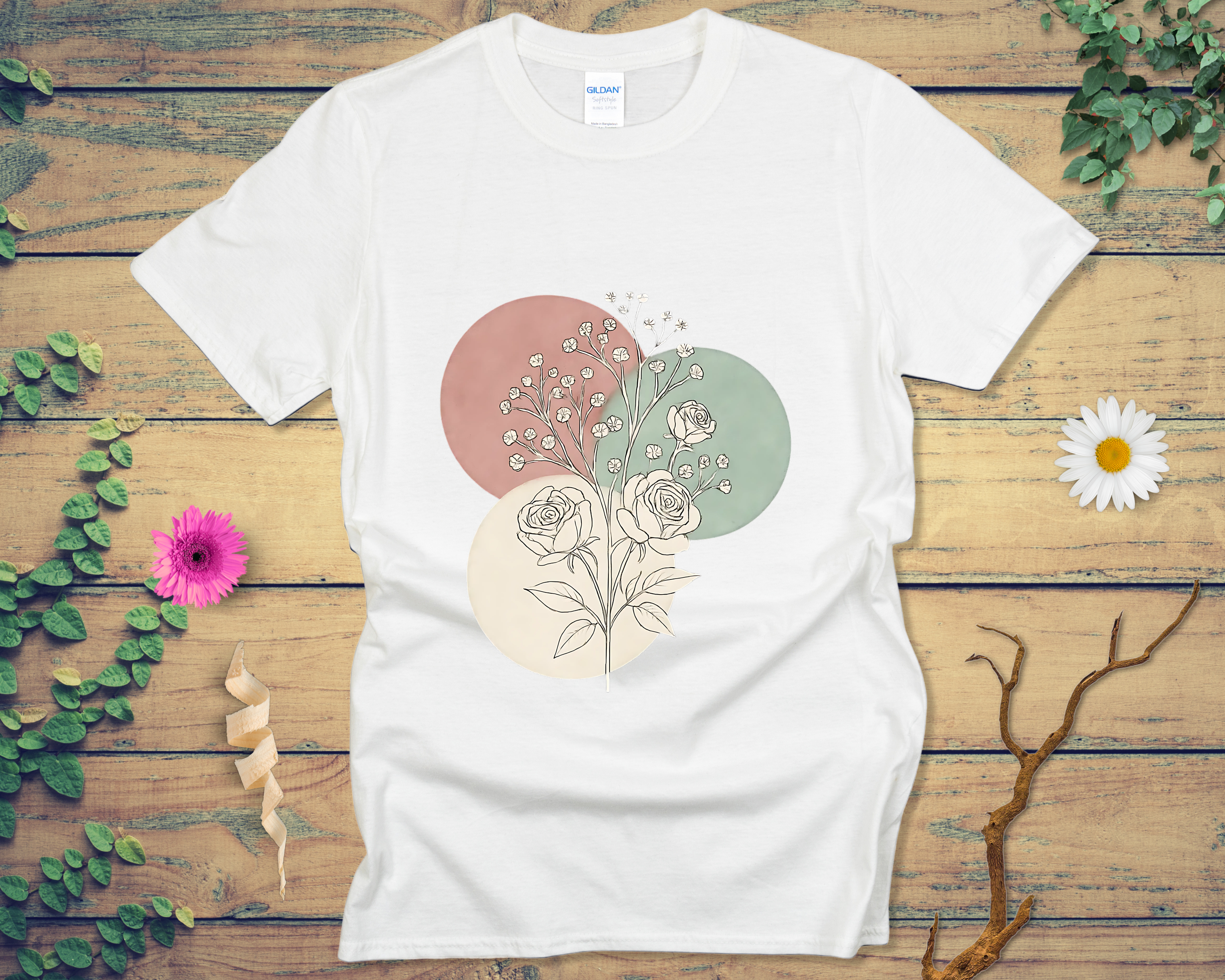 Botanical Geometry Tee - LOST HUES
