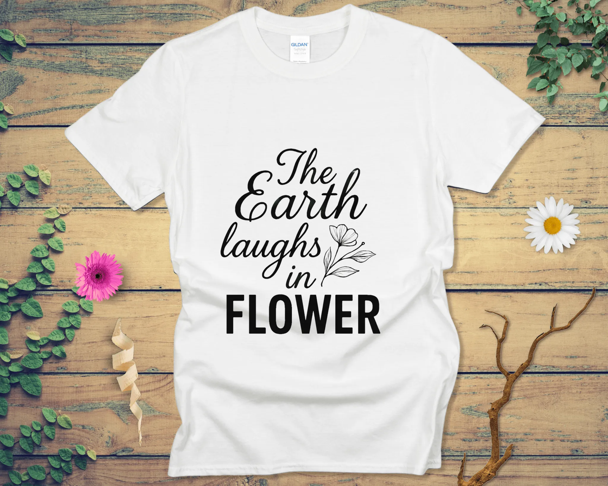 Earth Laughs Tee - LOST HUES