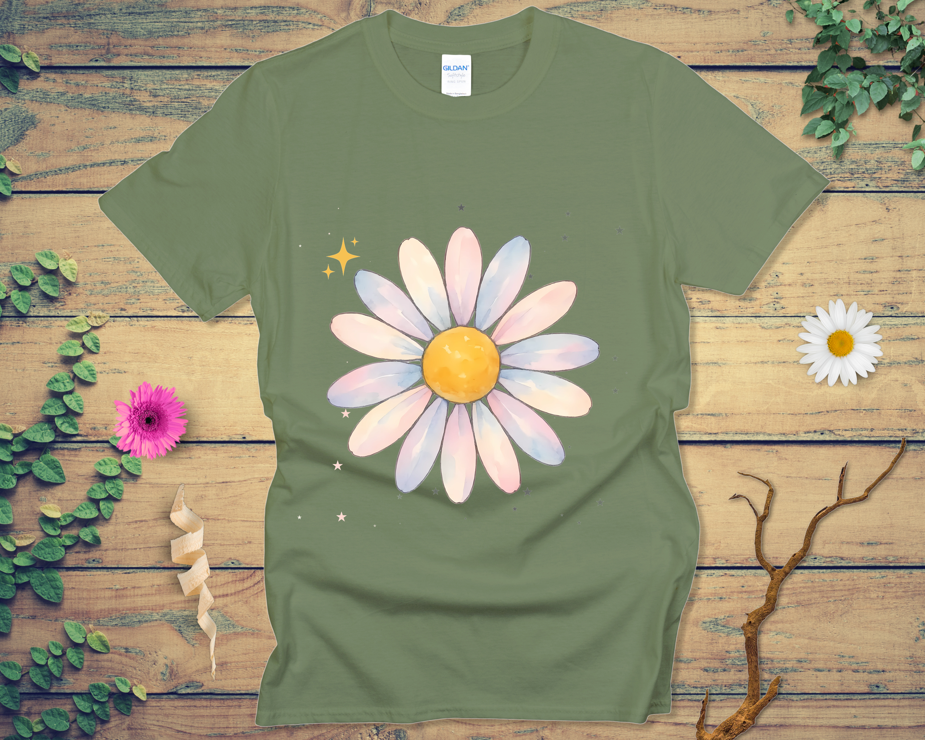 Stardust Daisy Tee - LOST HUES