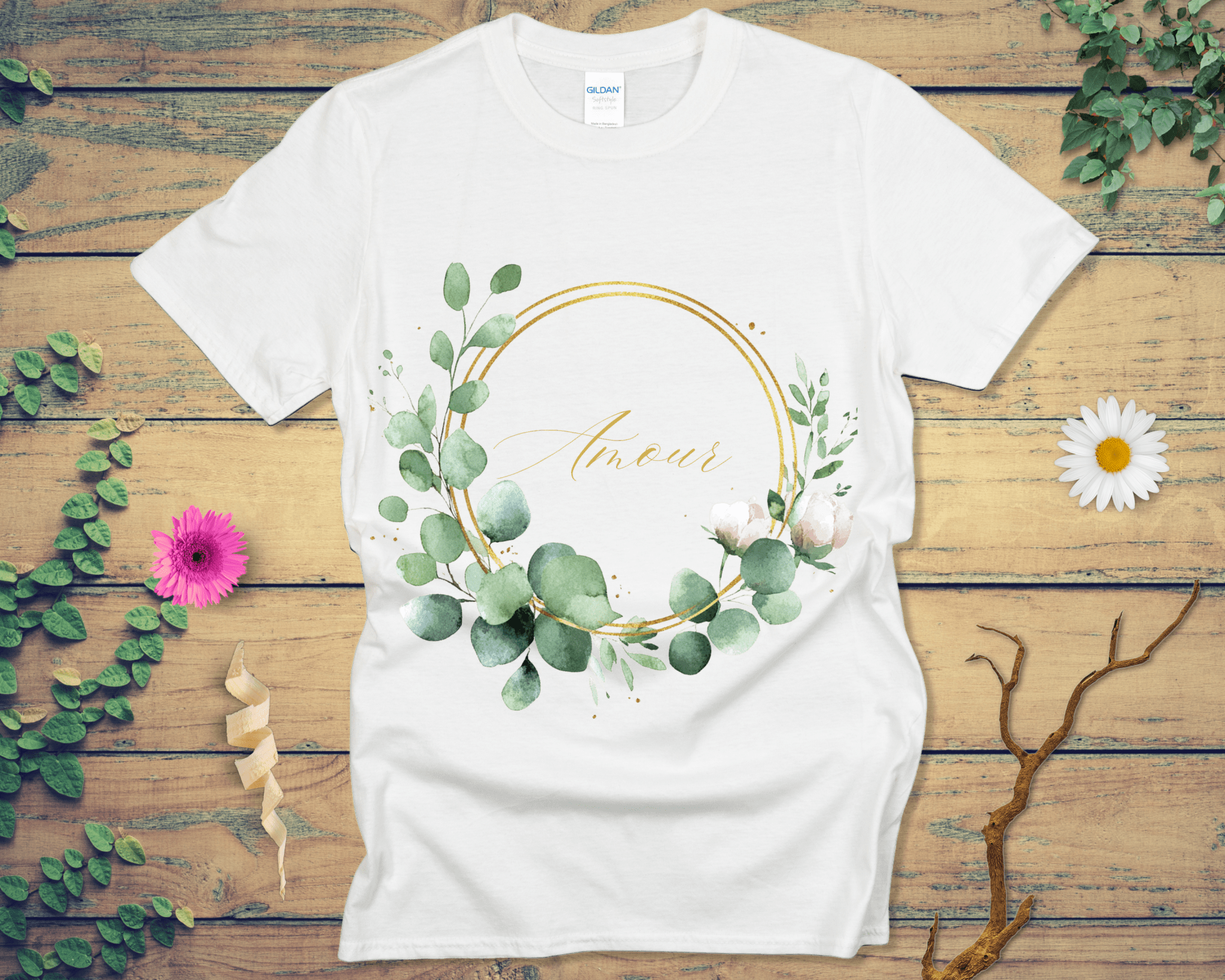 Golden Amour Tee - LOST HUES