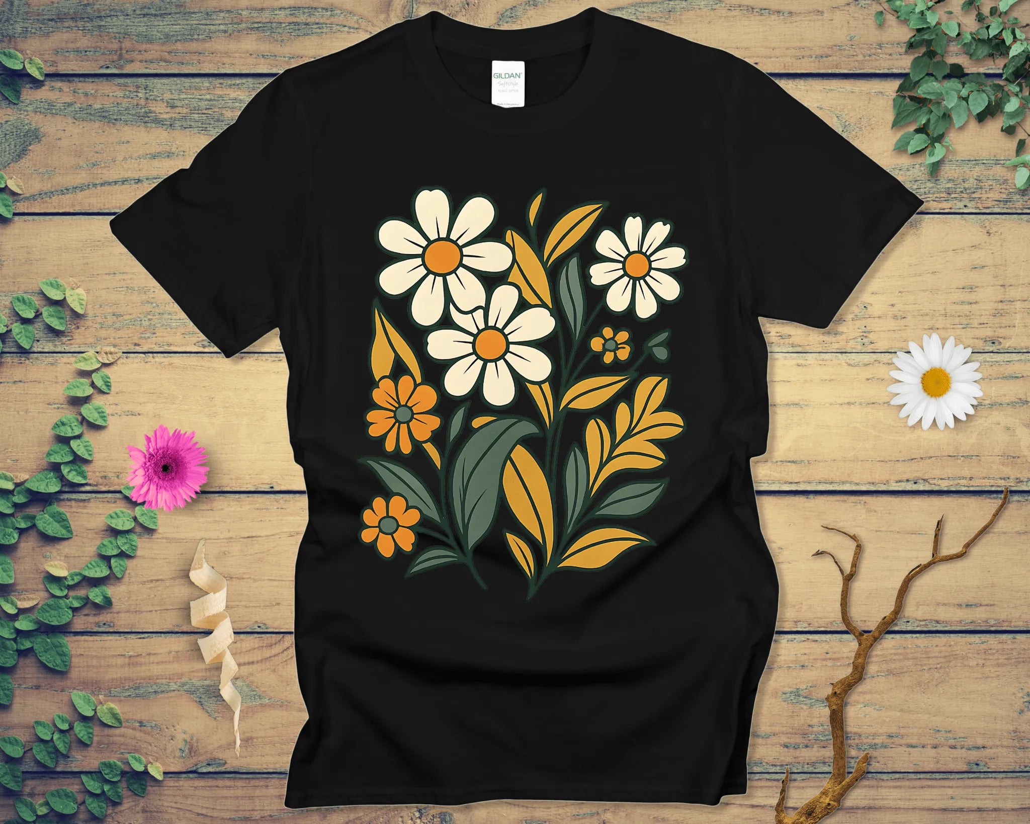 Groovy Daisy Delight Tee - LOST HUES