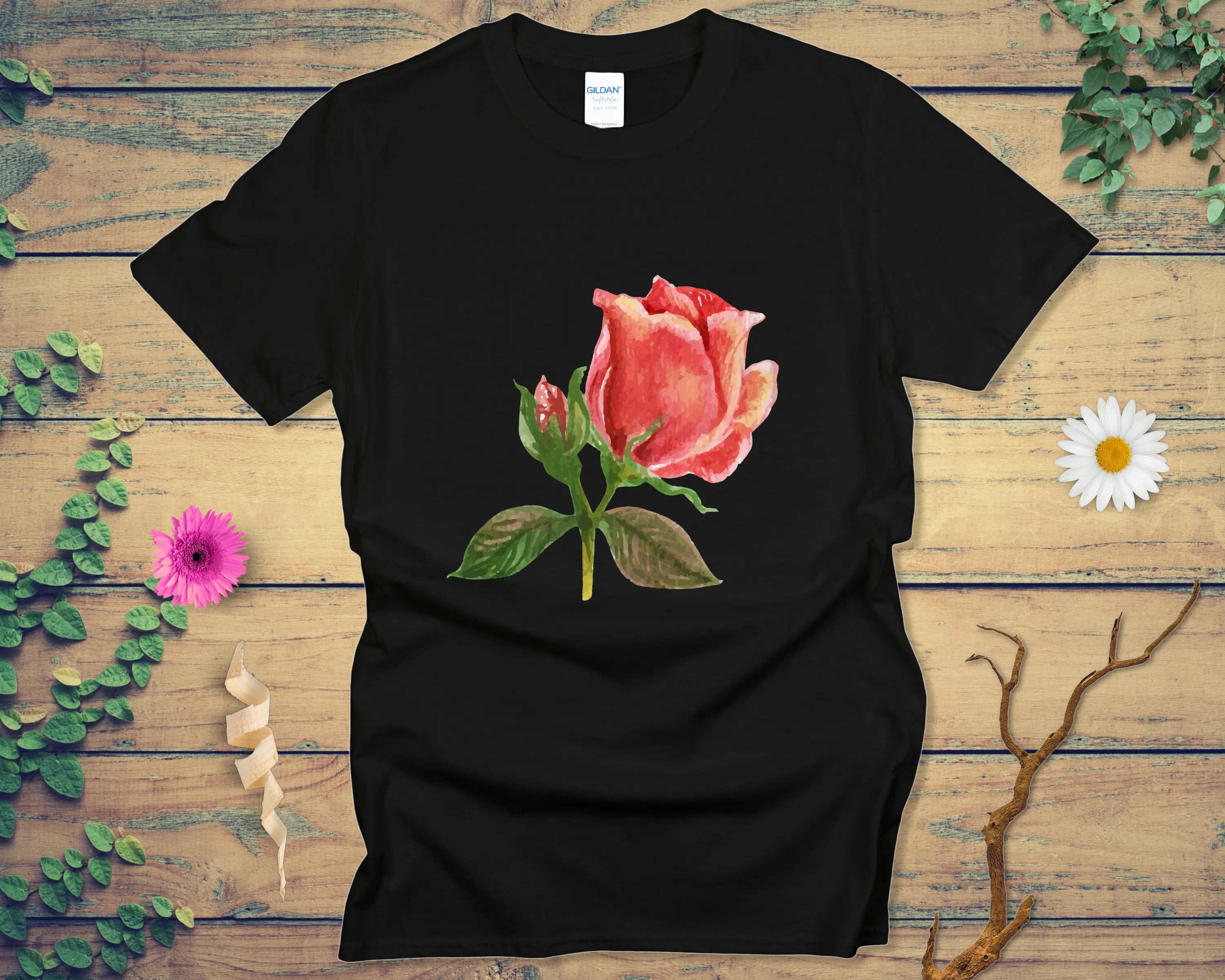 Crimson Solitude Whisper Tee