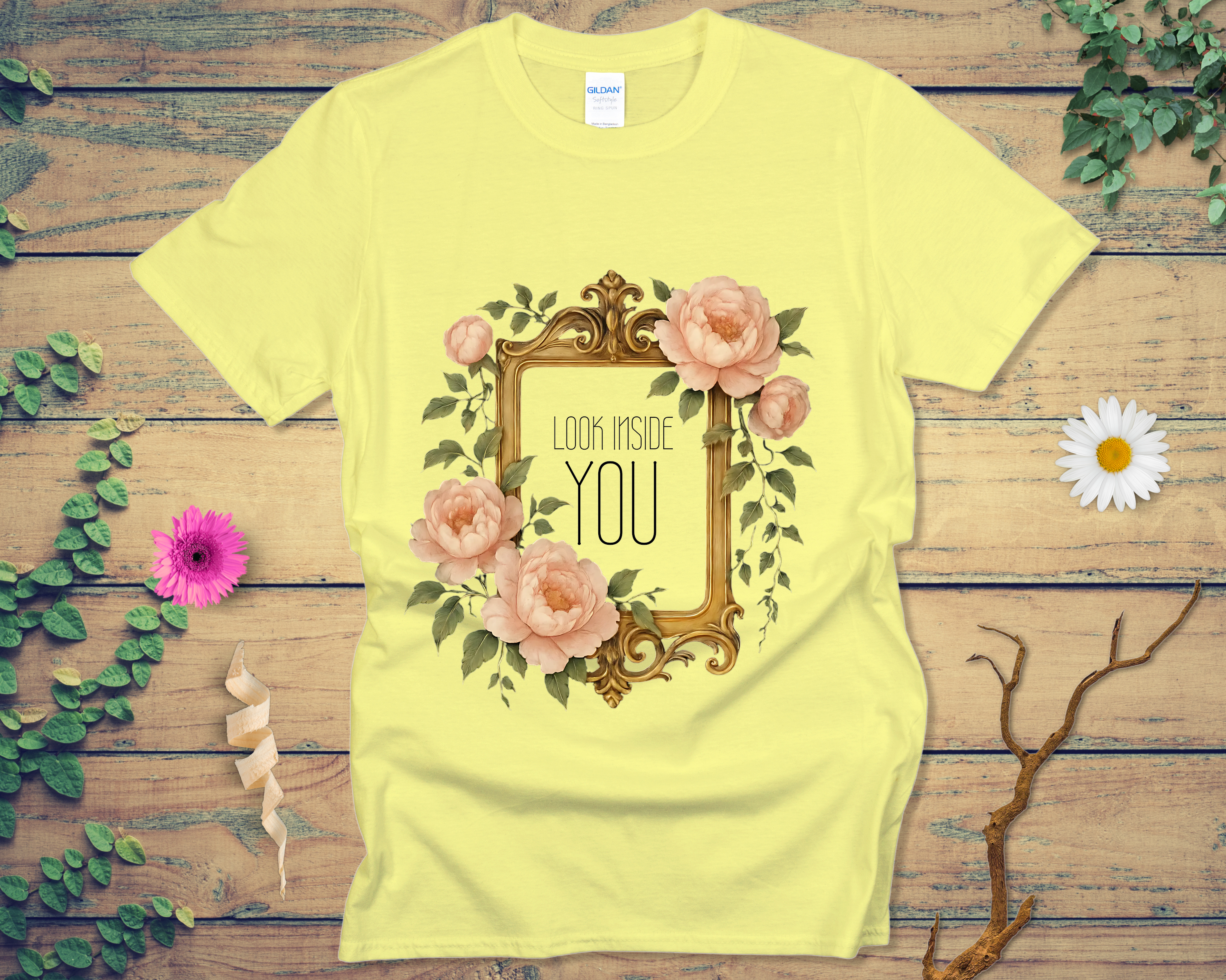 Baroque Peonies Tee - LOST HUES