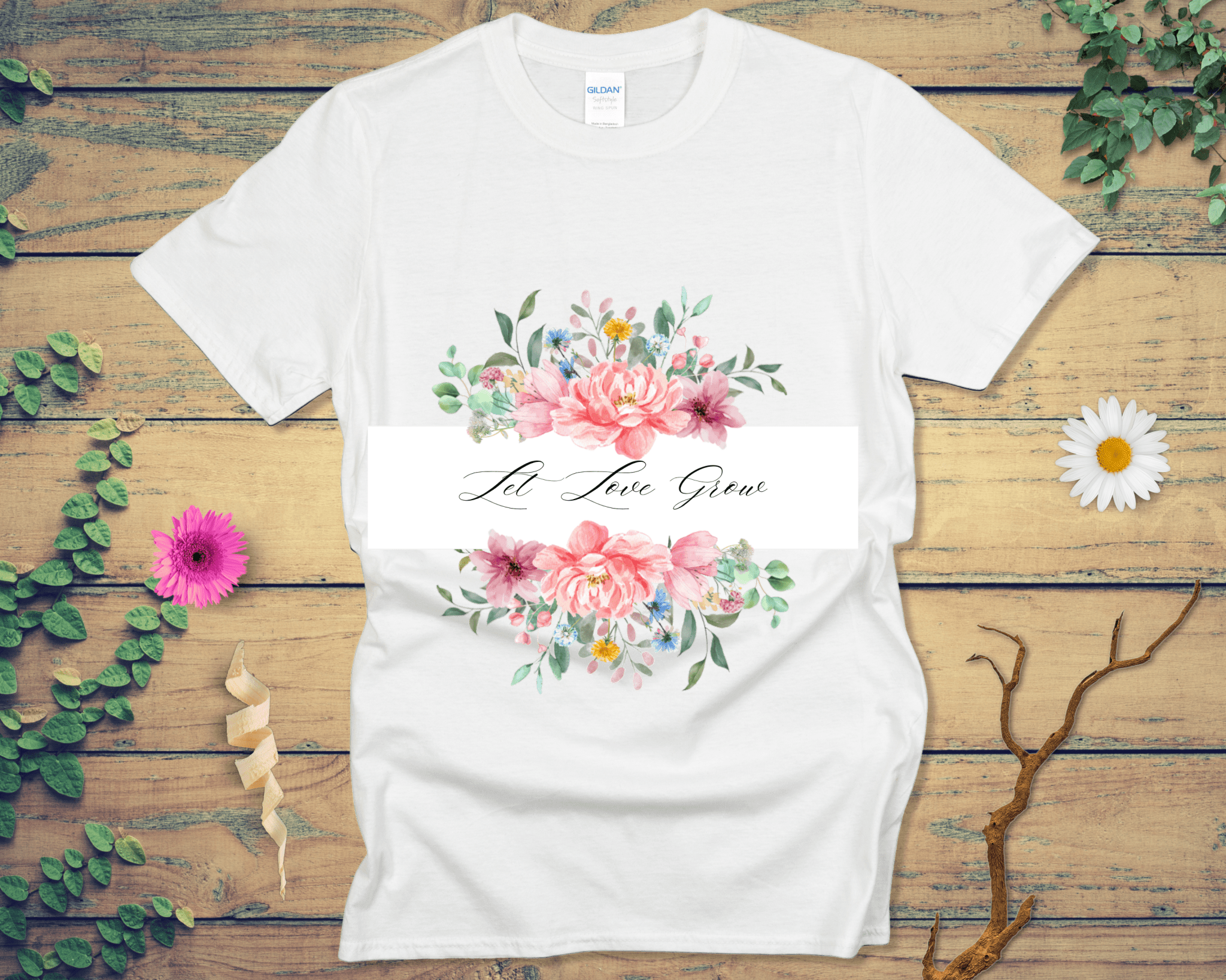 Let Love Bloom Tee - LOST HUES