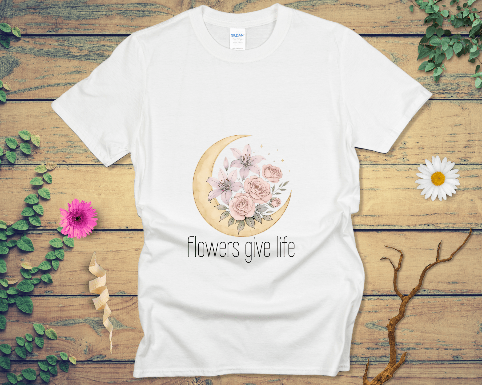 Moon Bloom Tee - LOST HUES