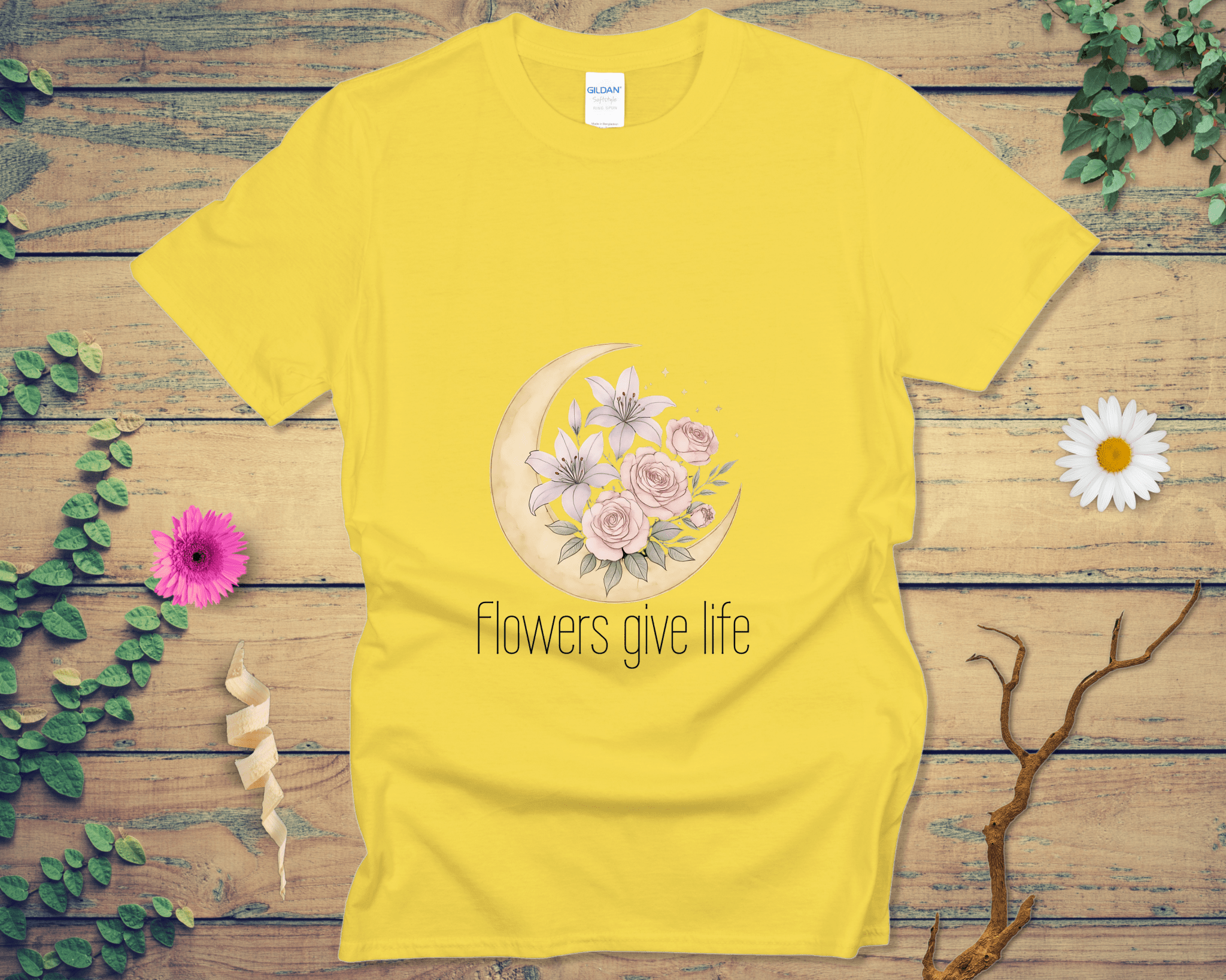 Moon Bloom Tee - LOST HUES