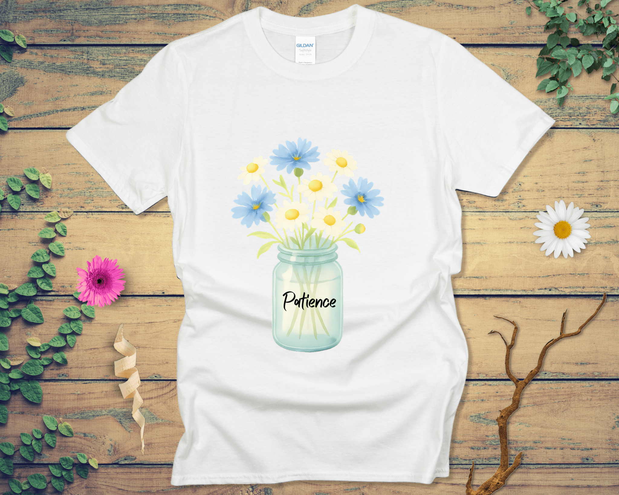 Patience Blooms Tee - LOST HUES