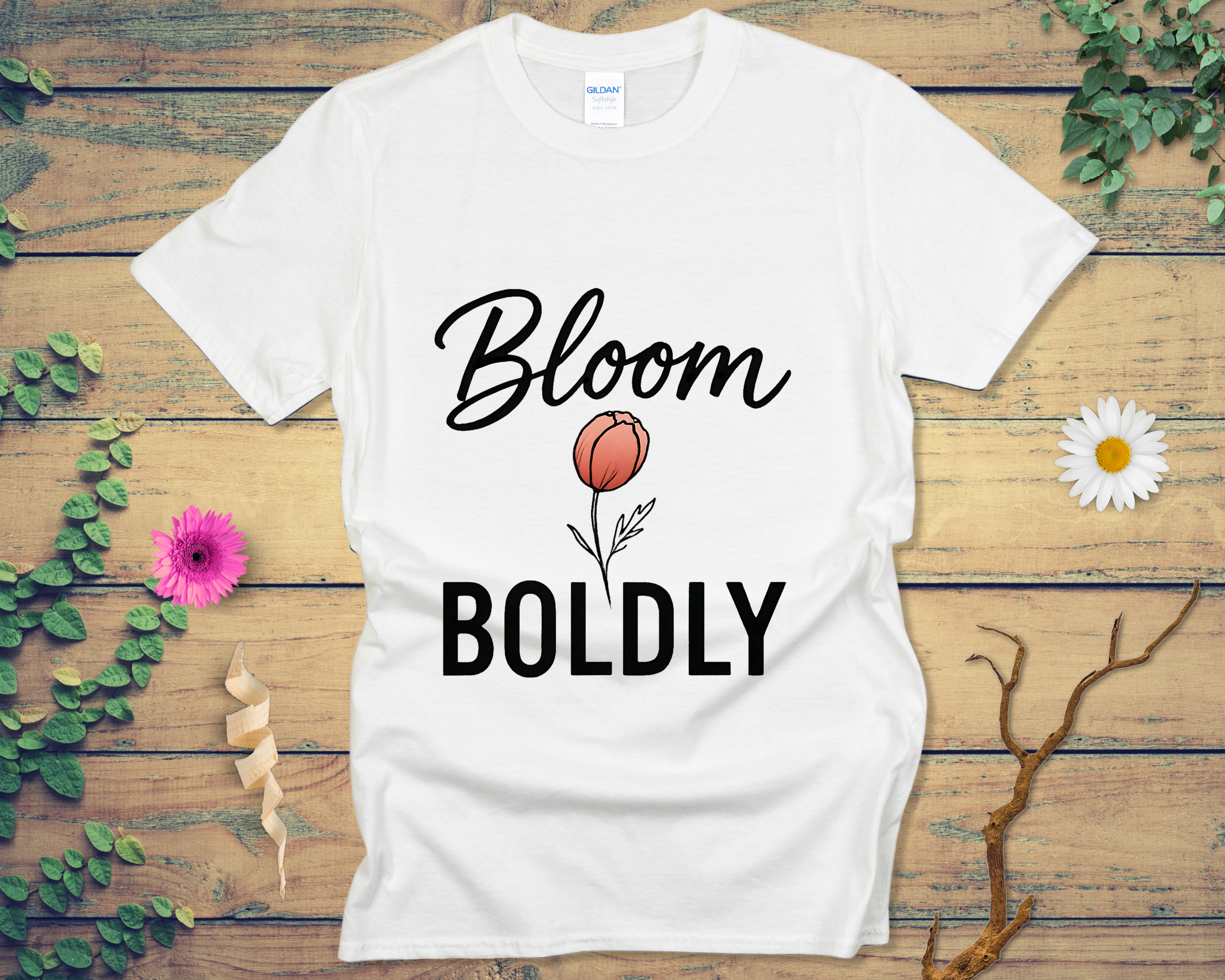 Bloom Boldly Tee - LOST HUES