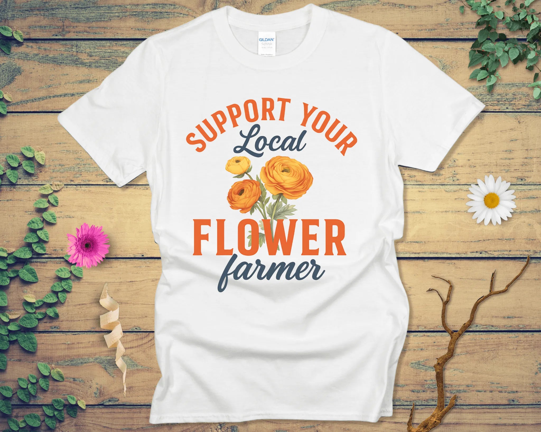 Root for Local Blooms Tee - LOST HUES