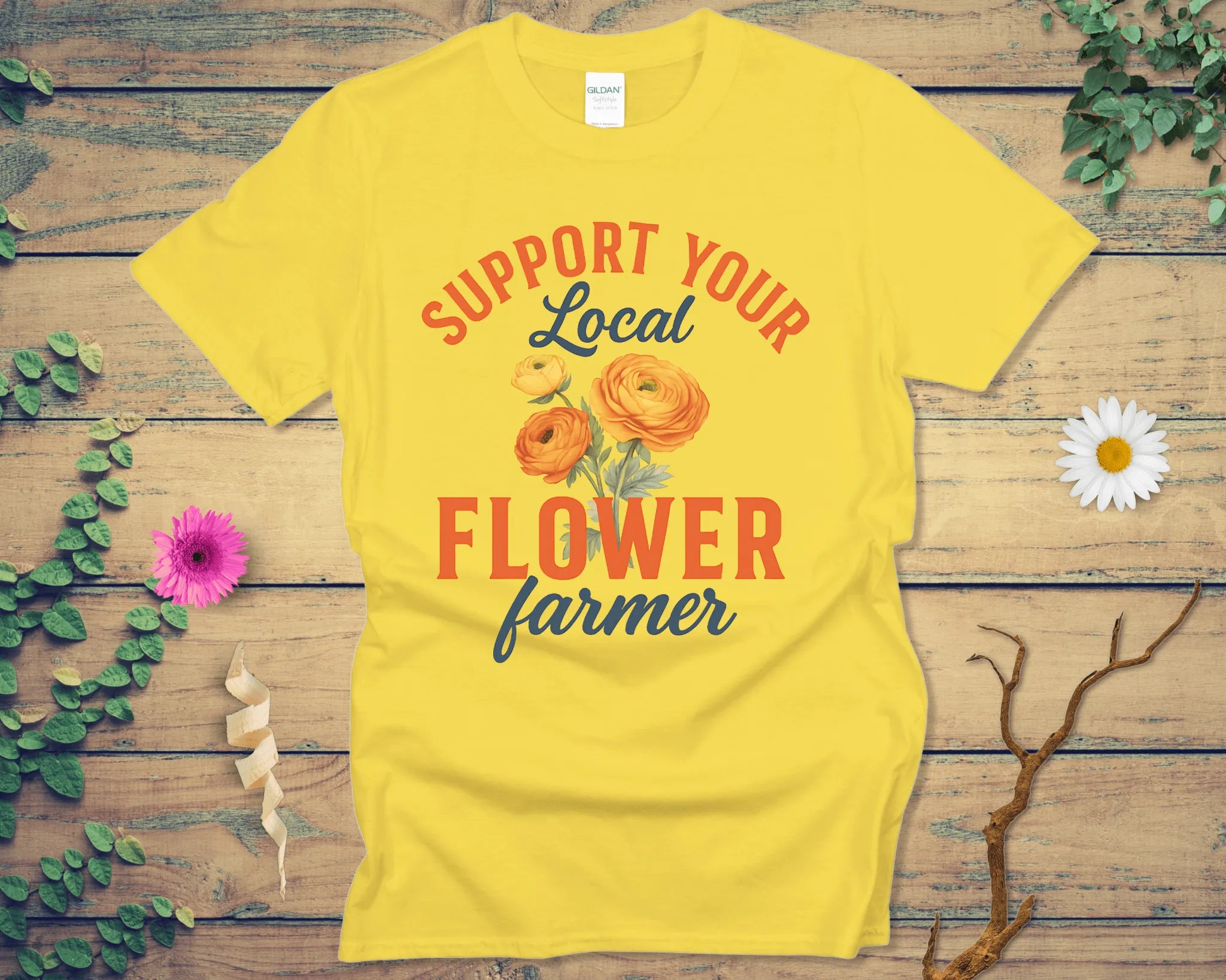 Root for Local Blooms Tee - LOST HUES