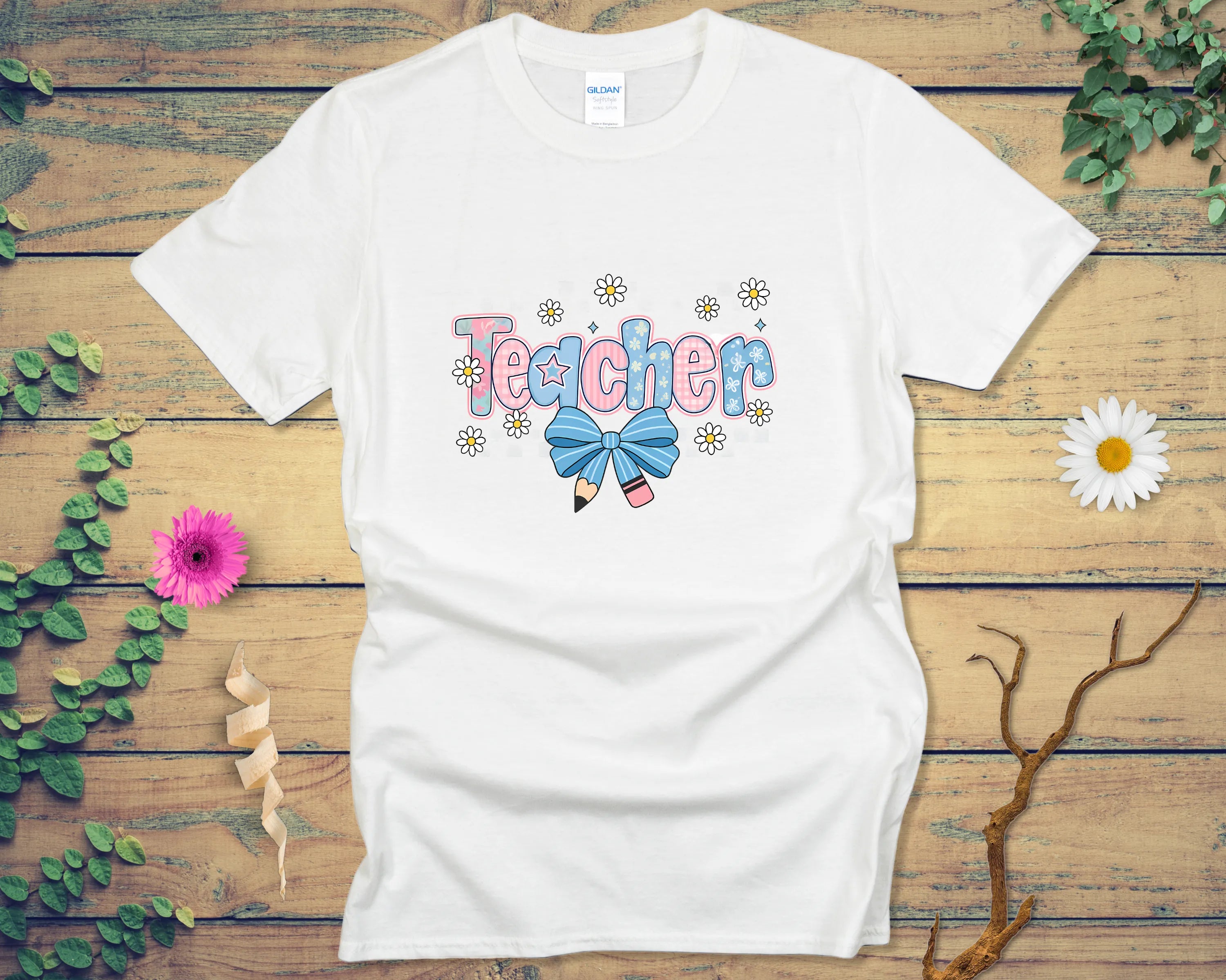 Curious Bloom Teacher Shine Tee