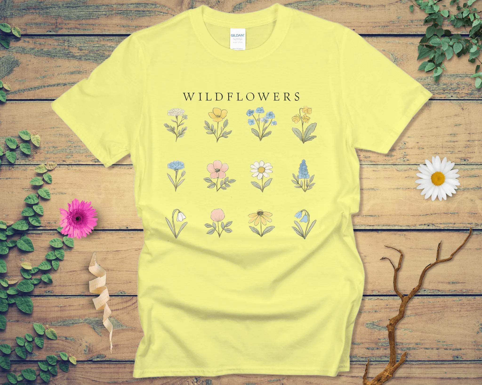 Vintage Wildflower Collection Tee - LOST HUES