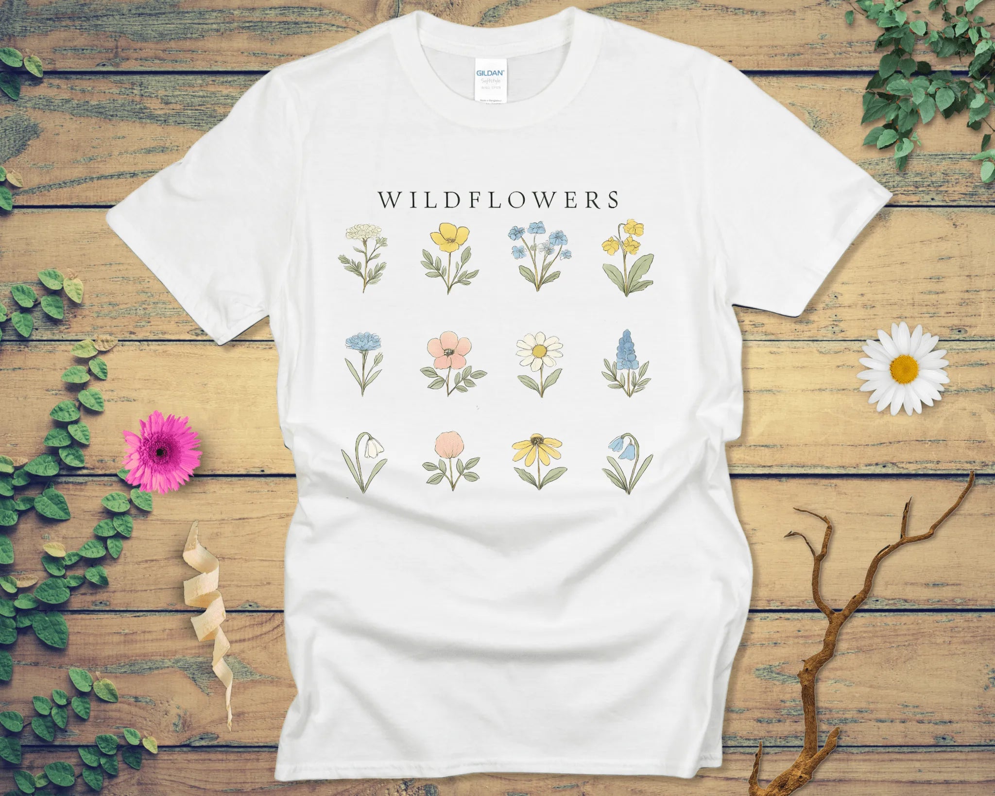Vintage Wildflower Collection Tee - LOST HUES