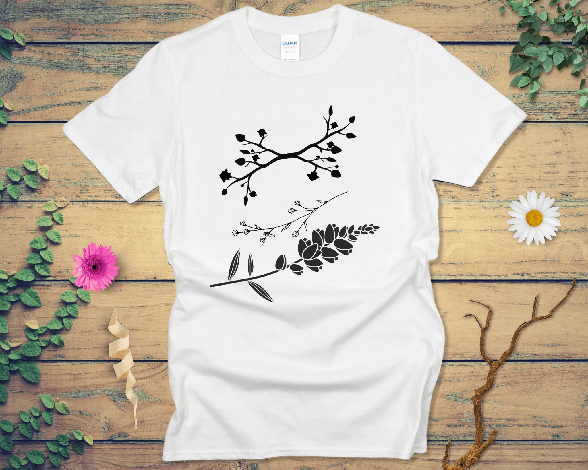 Whimsical Branch Blossom Tee - LOST HUES