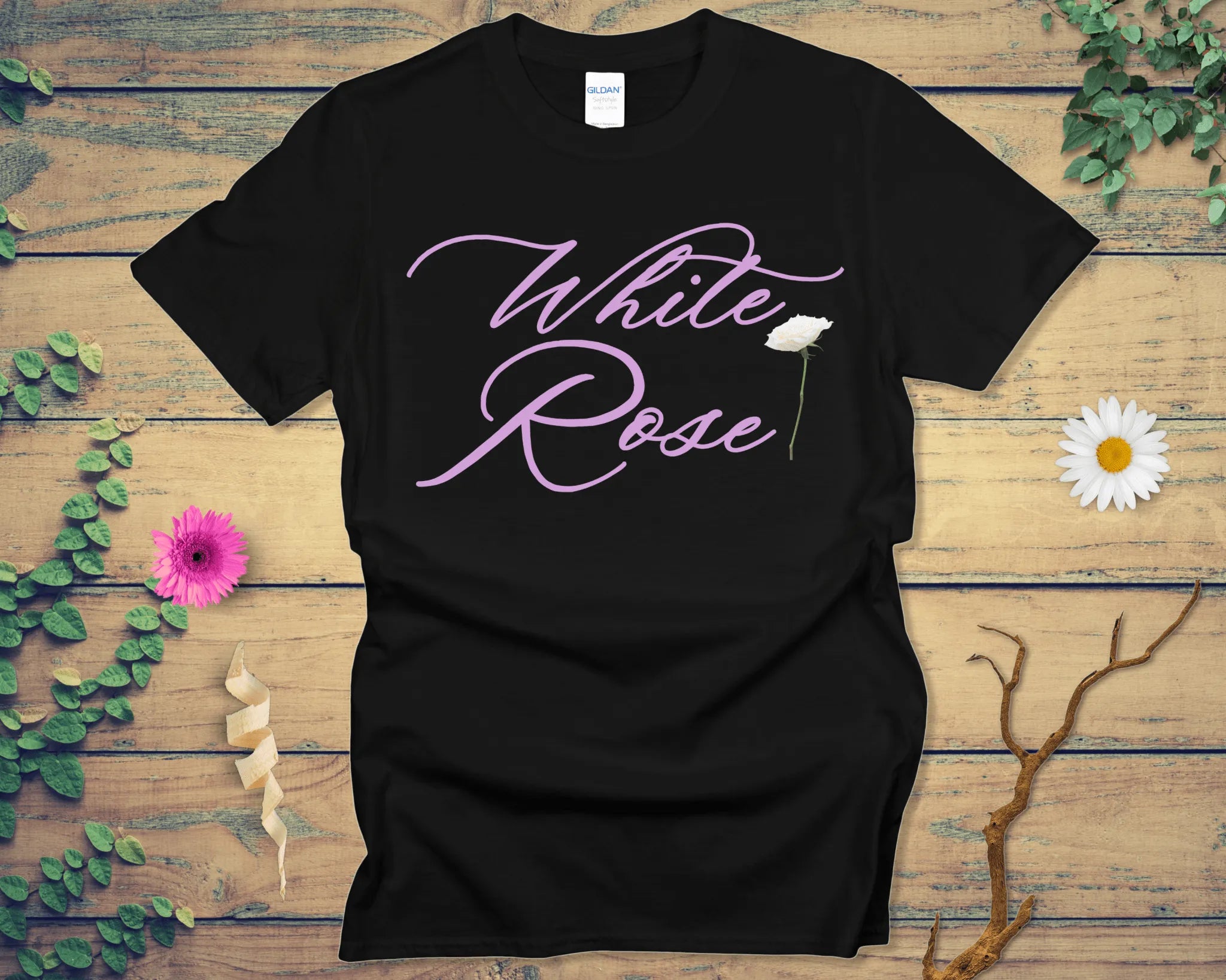White Rose Logic Tee - LOST HUES